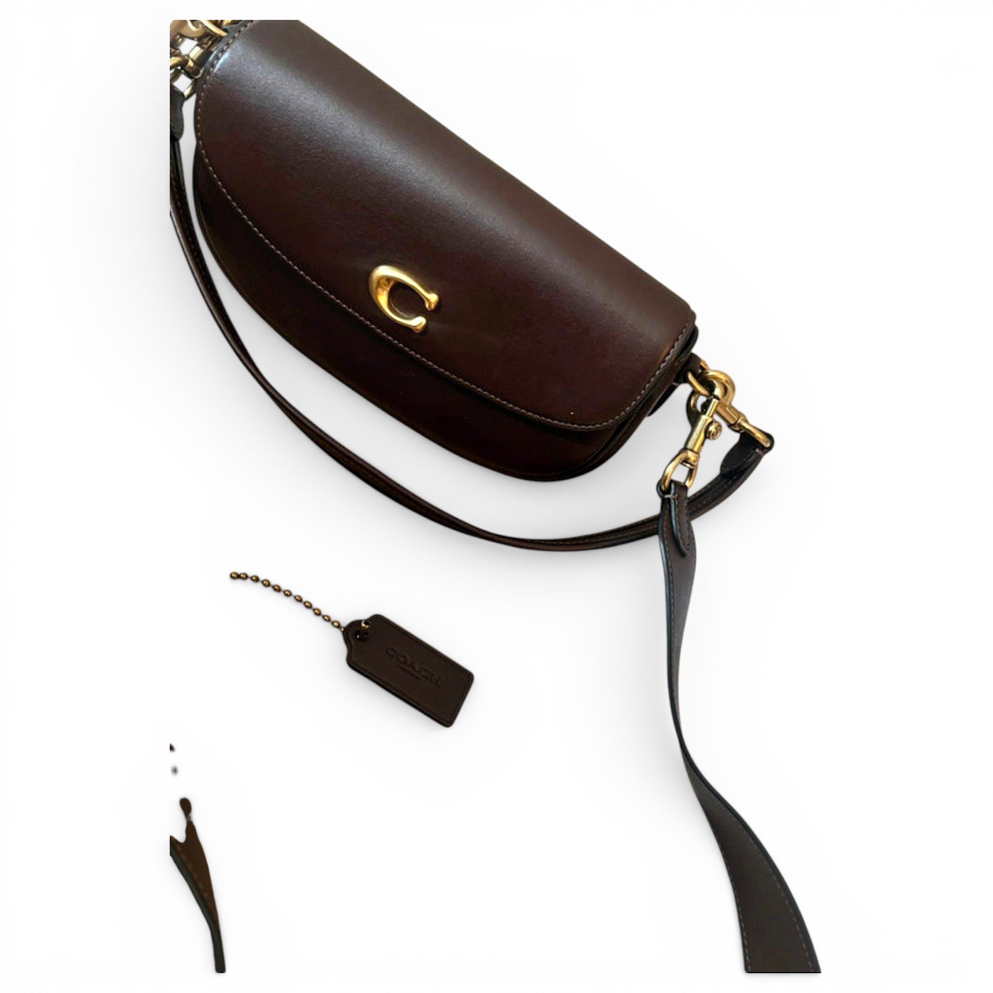 Leather crossbody bag