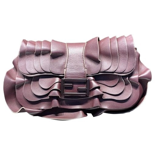 Baguette leather handbag