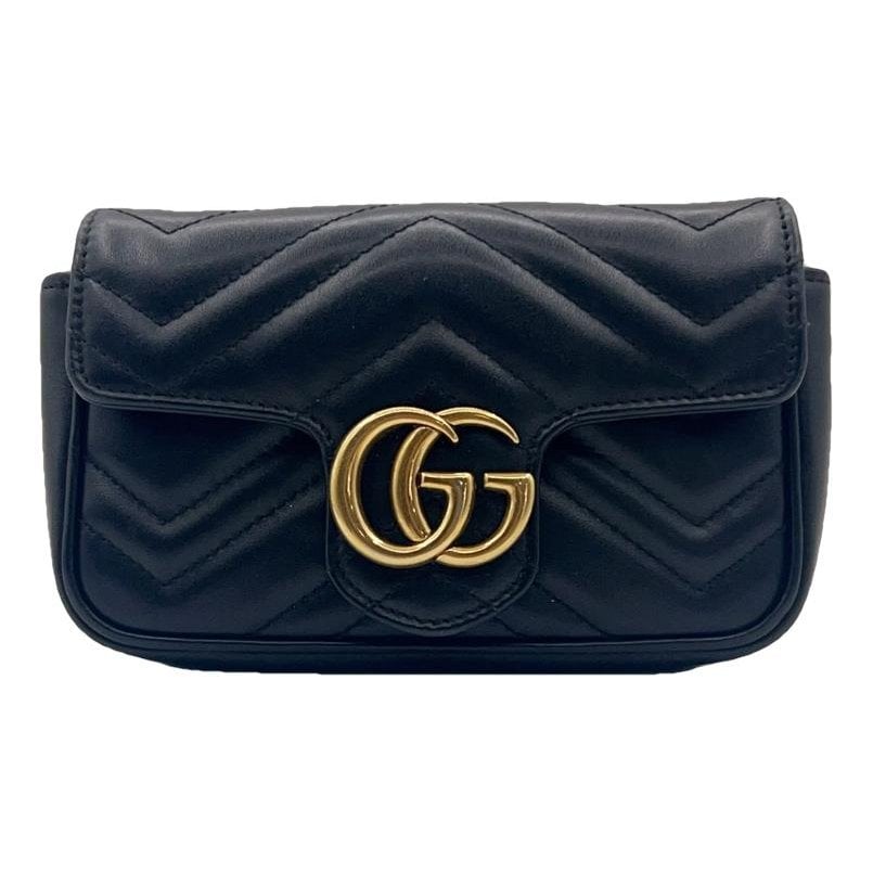 GG Marmont Flap leather handbag