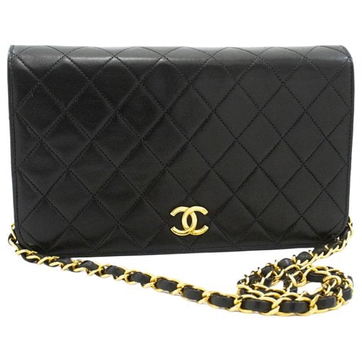 Trendy CC Flap leather handbag