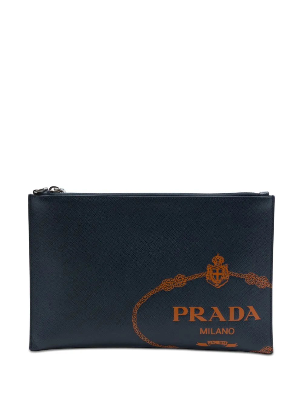 2010-2026 Saffiano Logo clutch bag