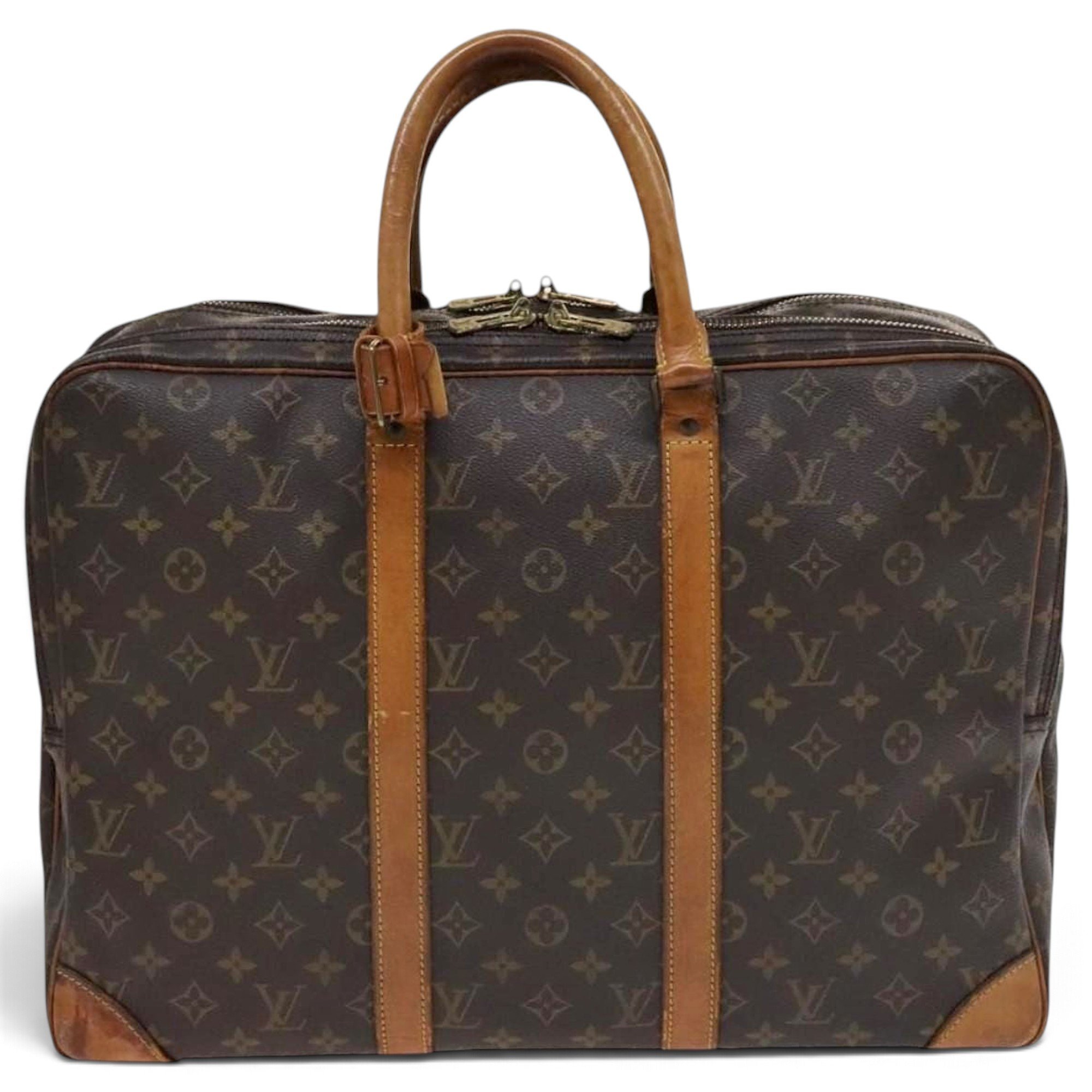 Leather bowling bag