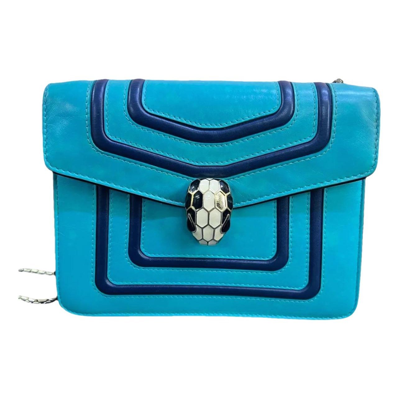 Serpenti leather handbag