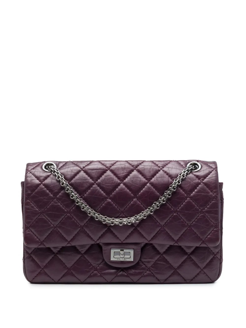 2011 Quilted Metallic Aged Calfskin Reissue 2.55 Double Flap 226 shoulder bag