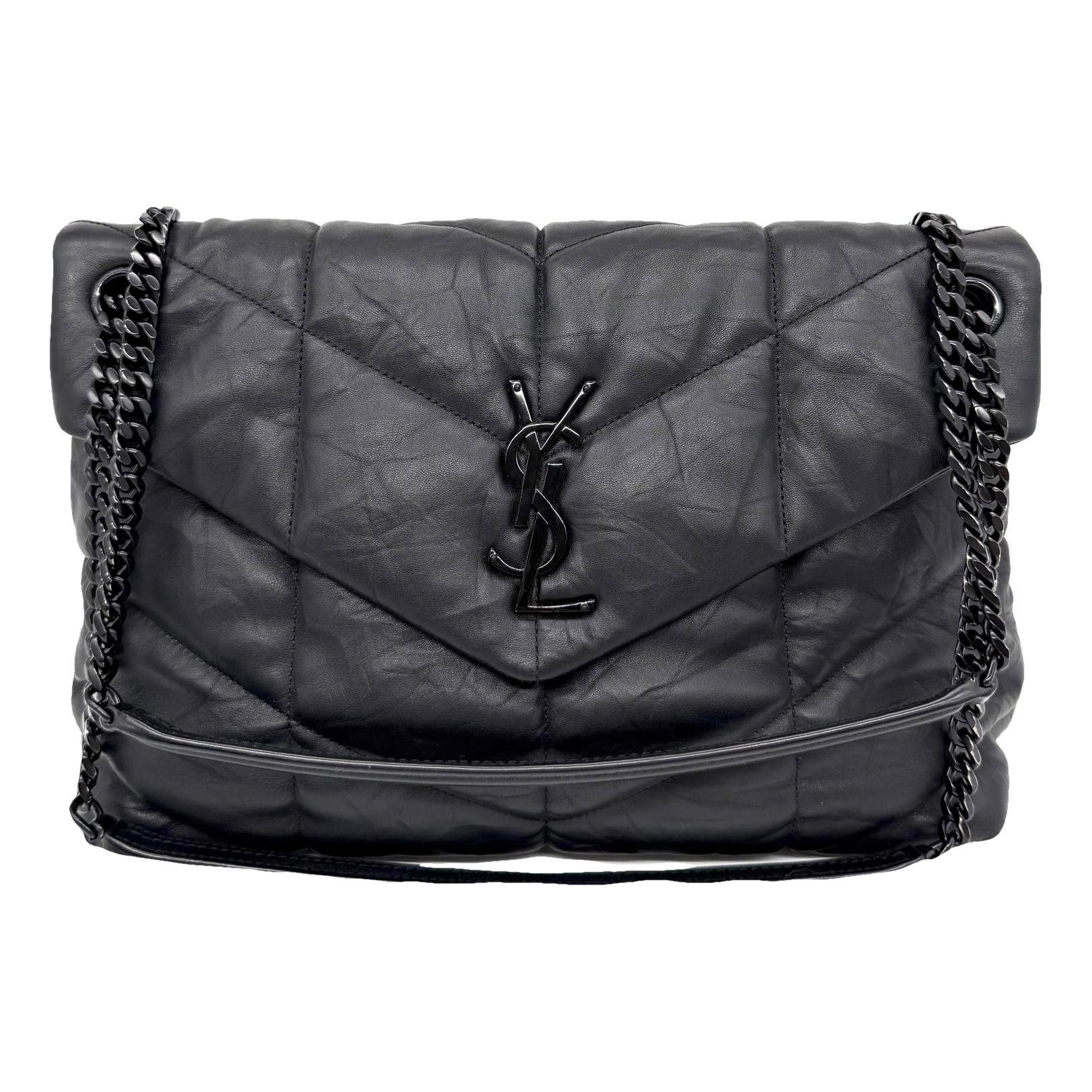 Loulou Puffer leather crossbody bag