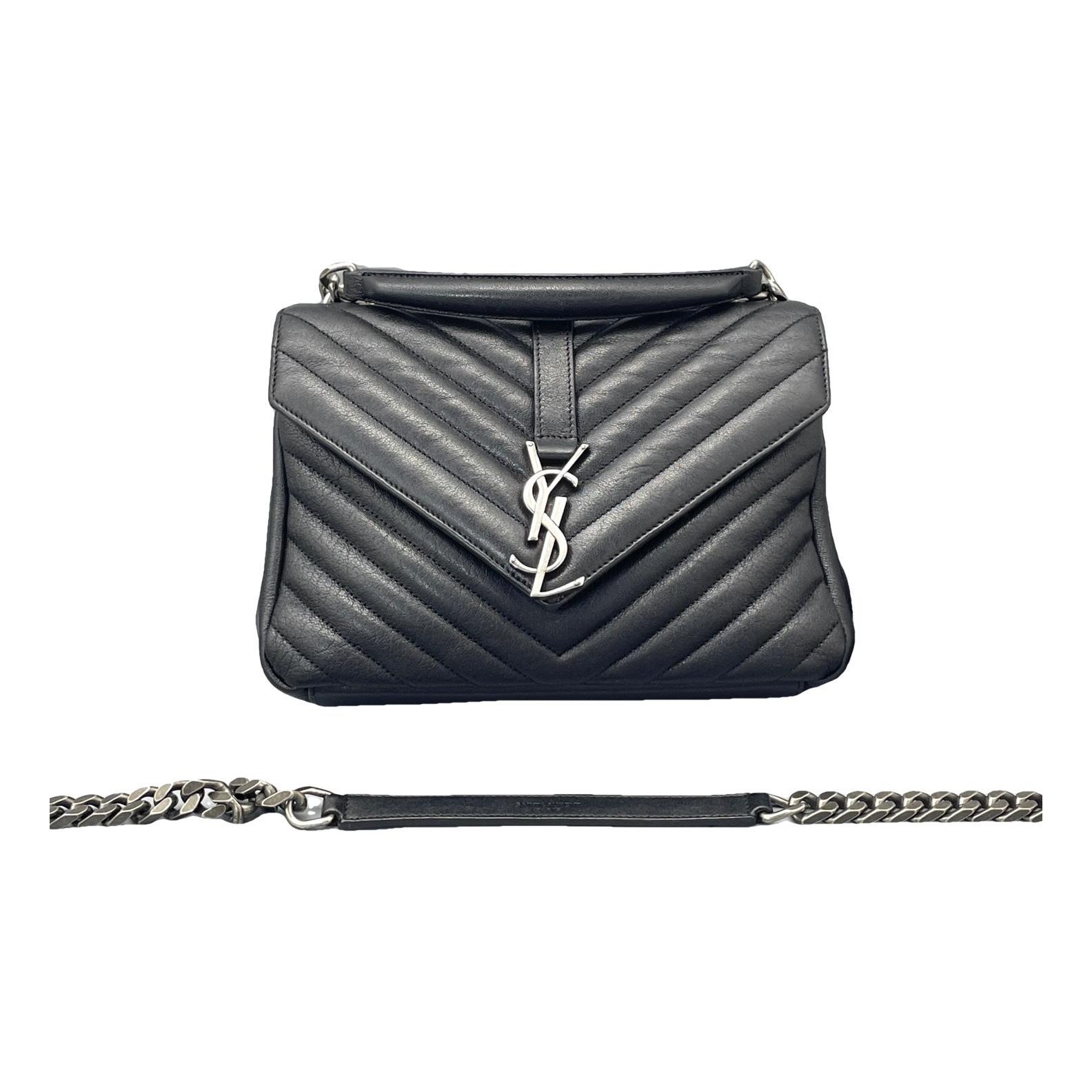 Collége monogramme leather handbag