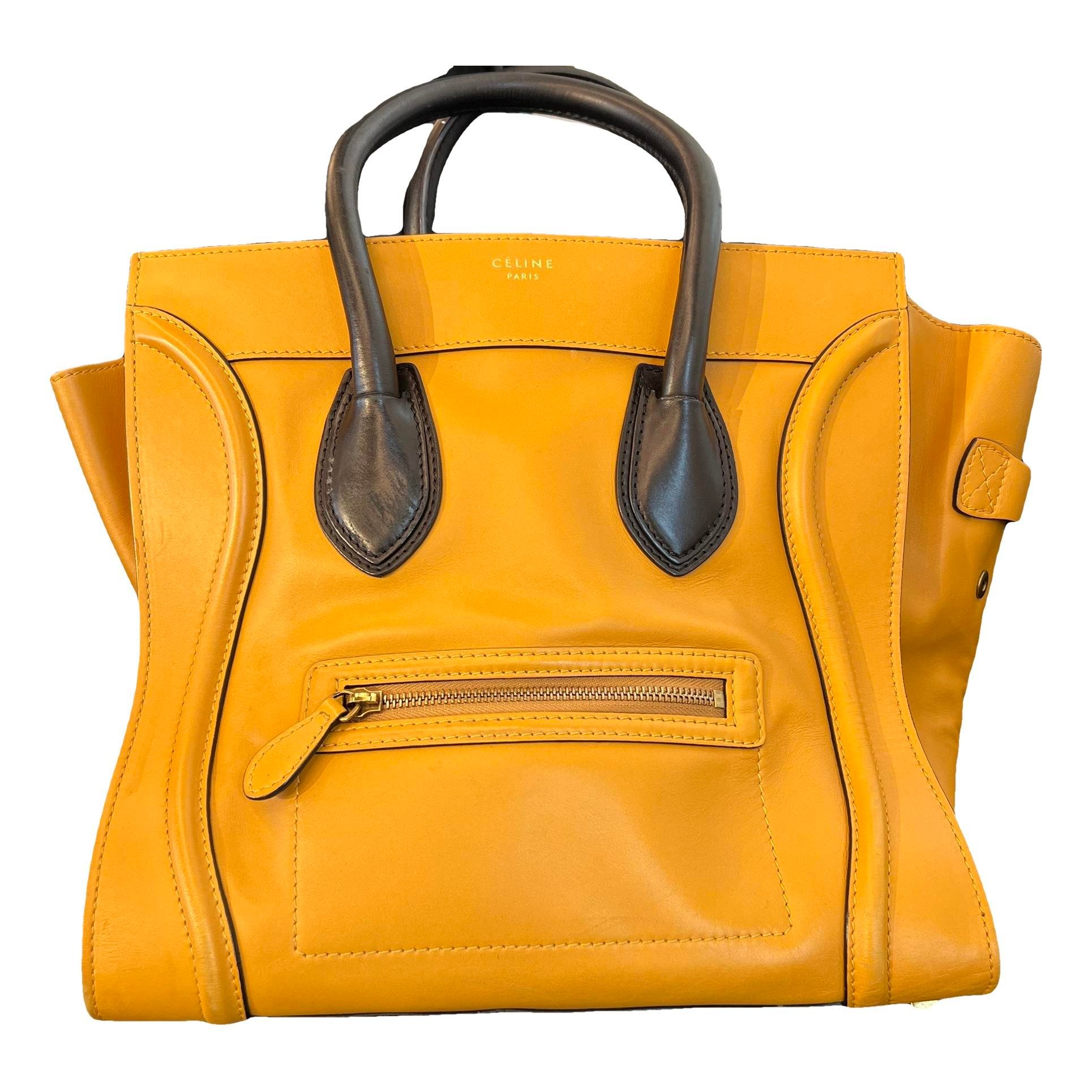 Luggage leather handbag