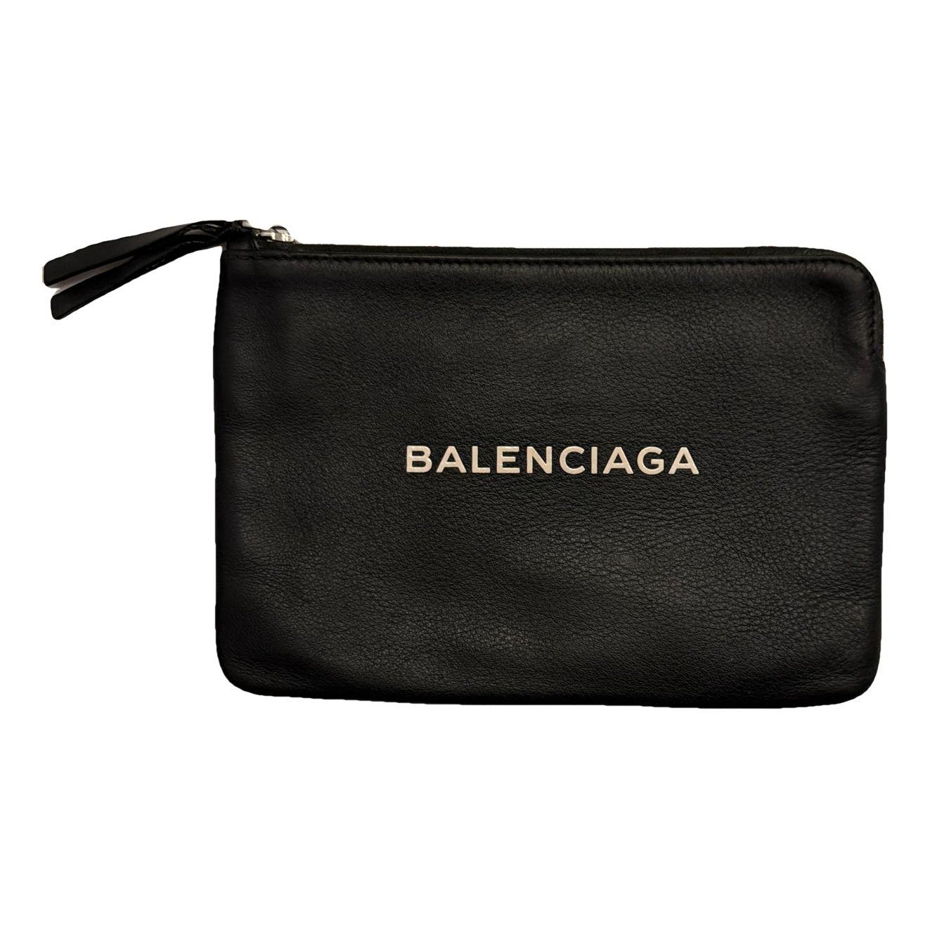 Everyday leather clutch bag