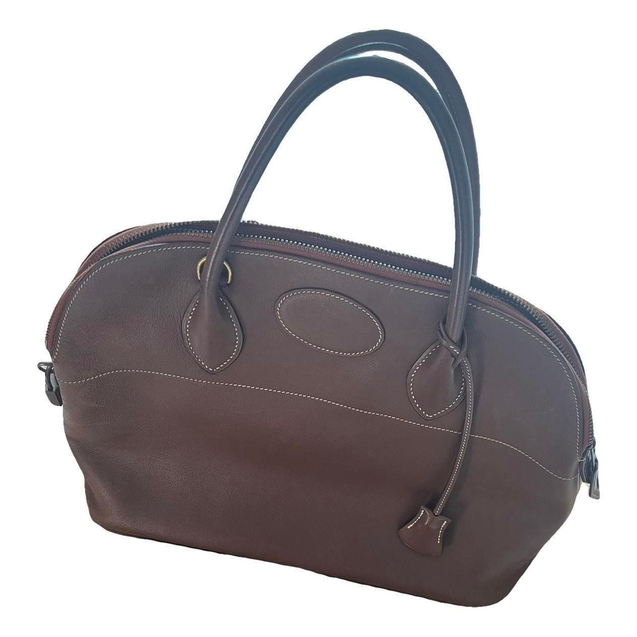 Hermes Bolide leather handbag