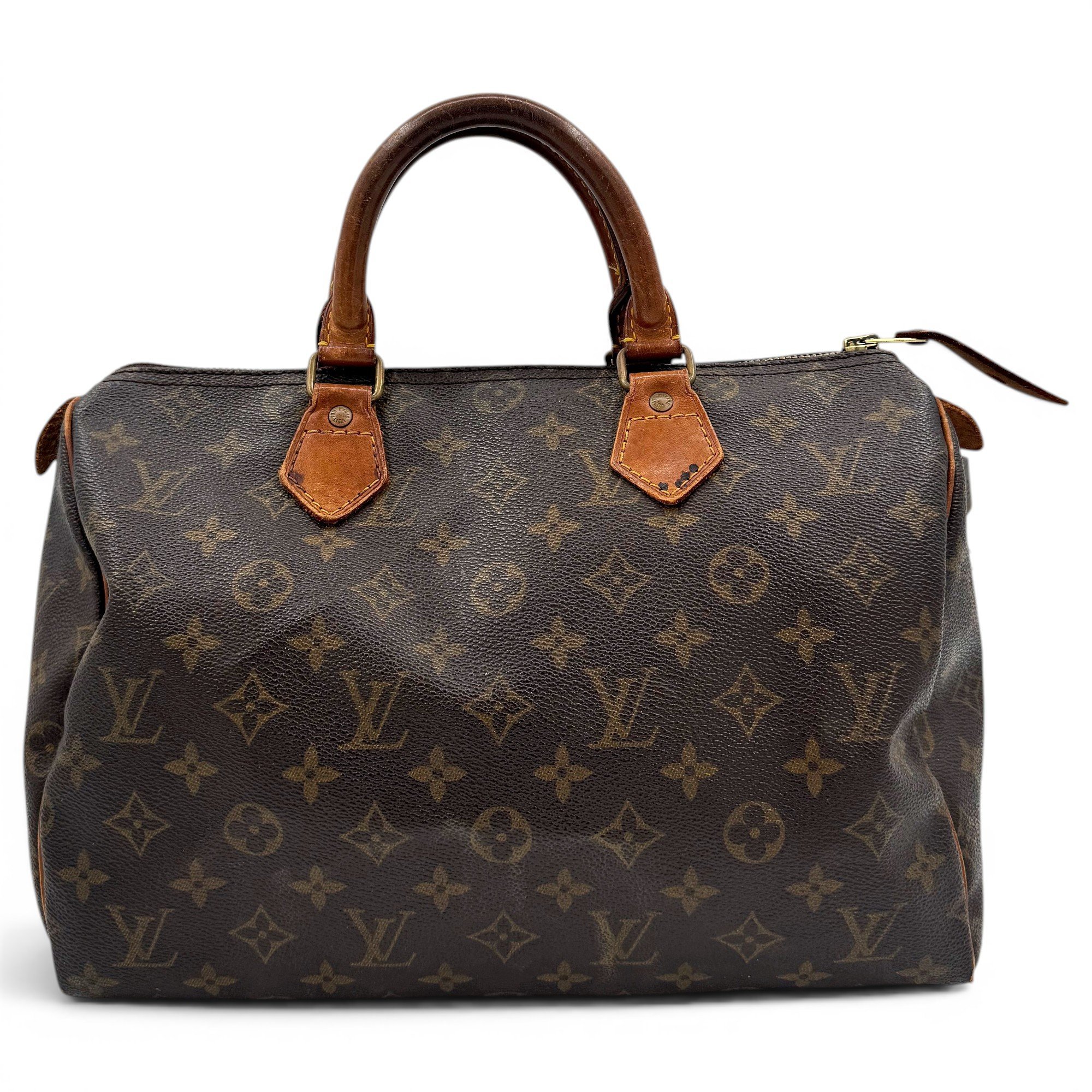 Speedy leather handbag