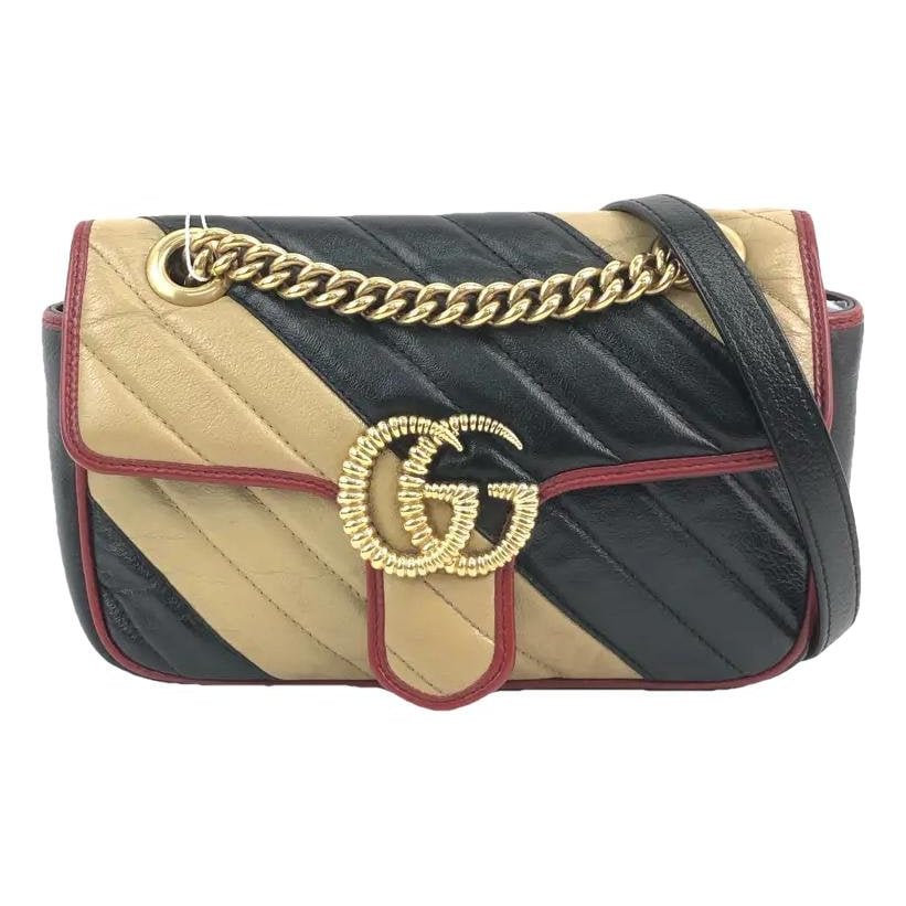 GG Marmont Flap leather crossbody bag