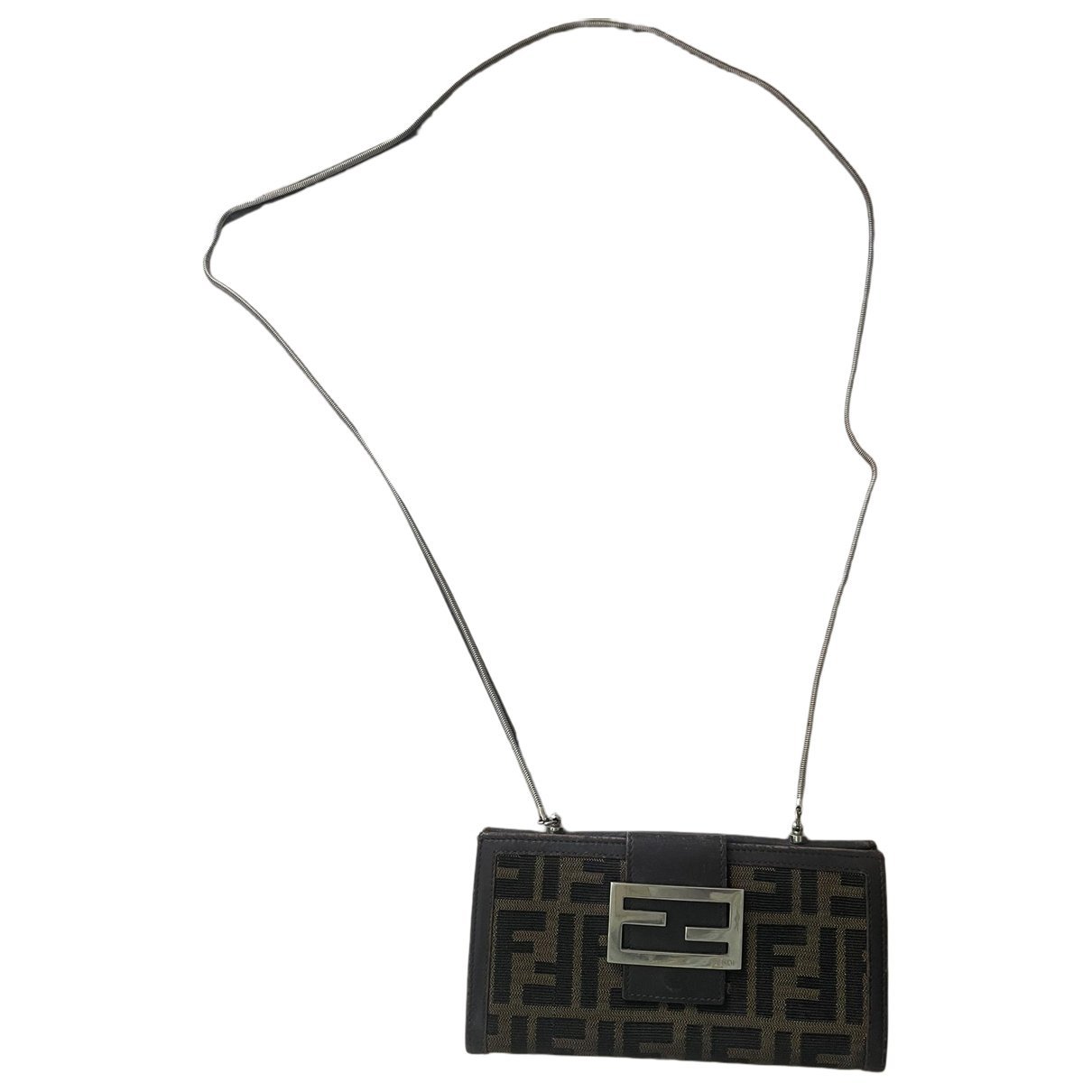 Leather clutch bag