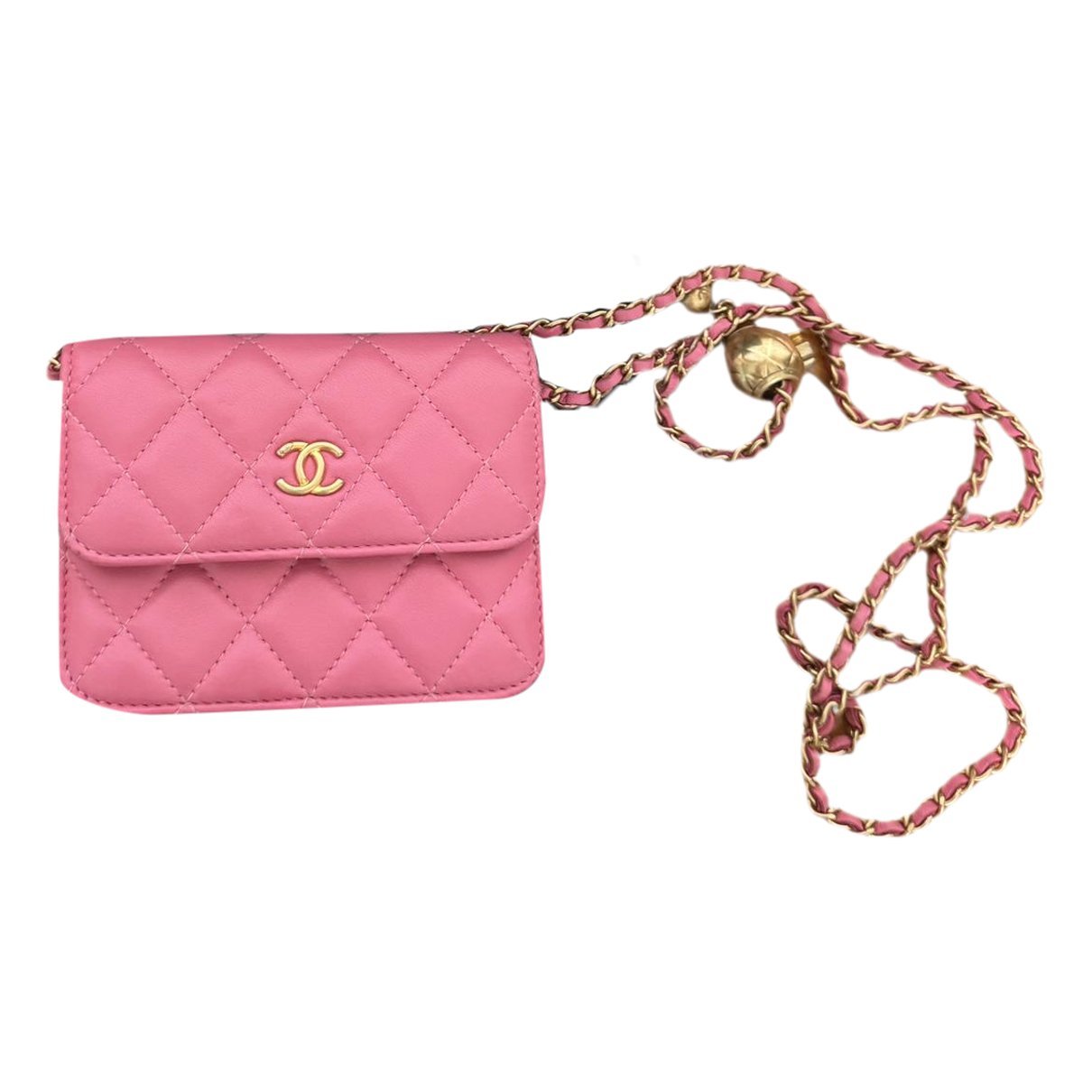 Wallet On Chain Timeless/Classique leather crossbody bag