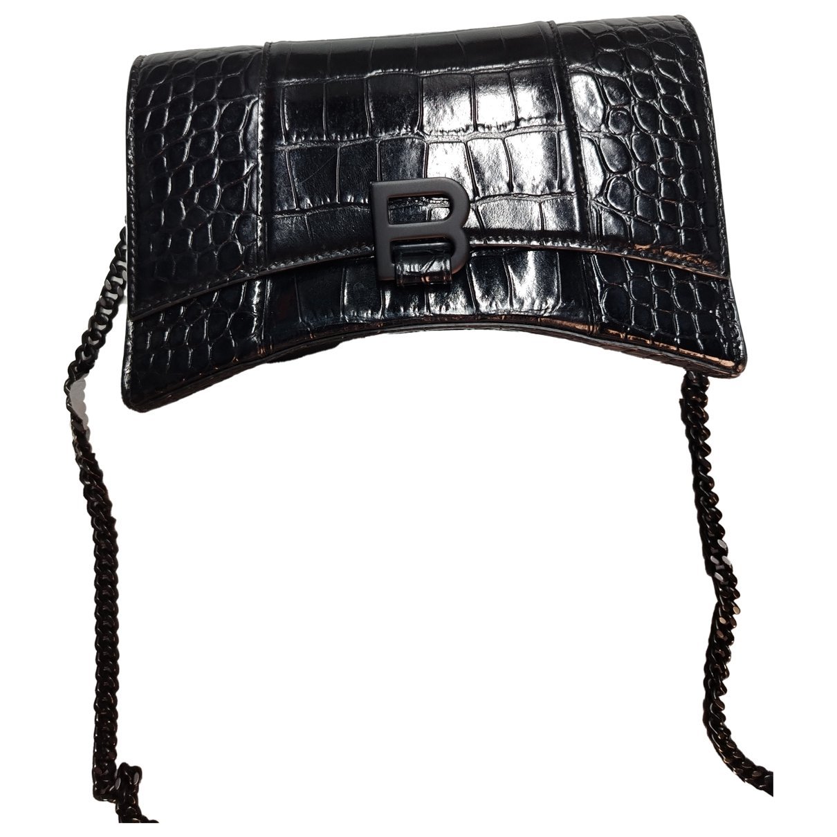 Everyday pony-style calfskin clutch bag