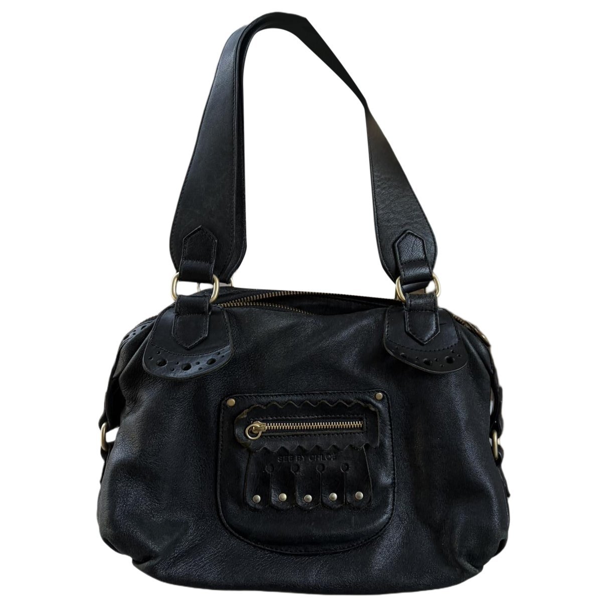 Leather handbag