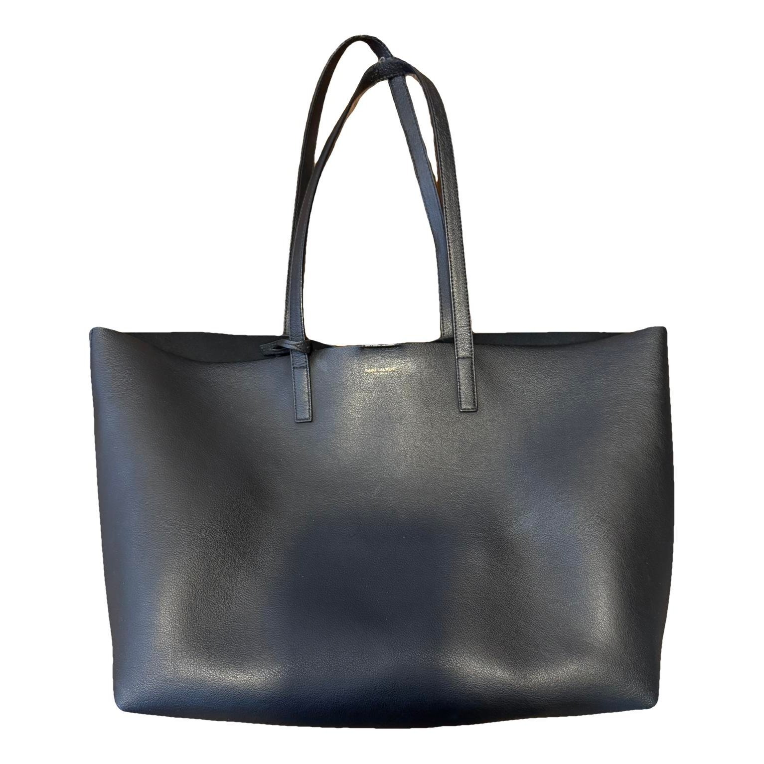 Shopping leather tote