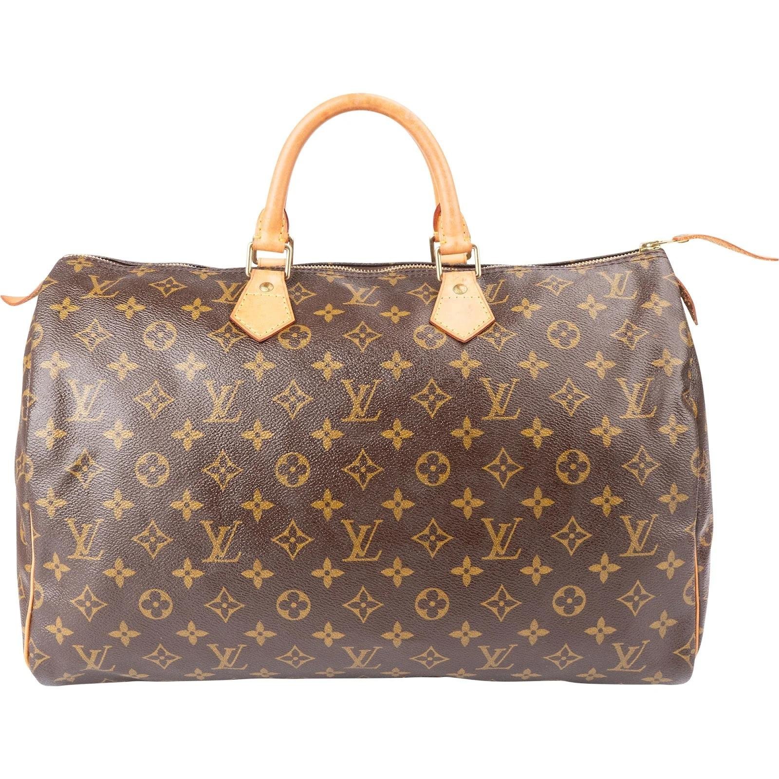 Speedy leather handbag
