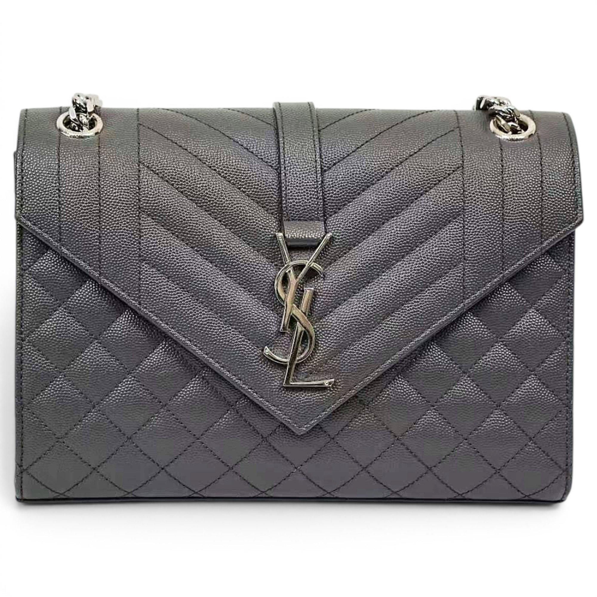 Saint Laurent Envelope leather handbag