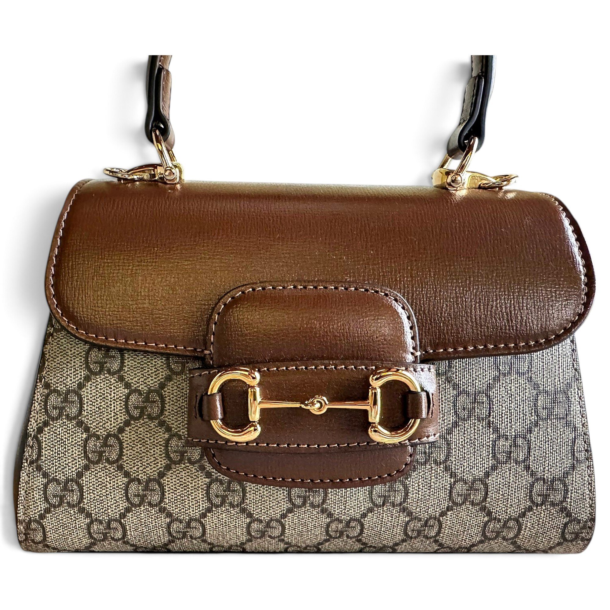 Handle Horsebit 1955 leather handbag