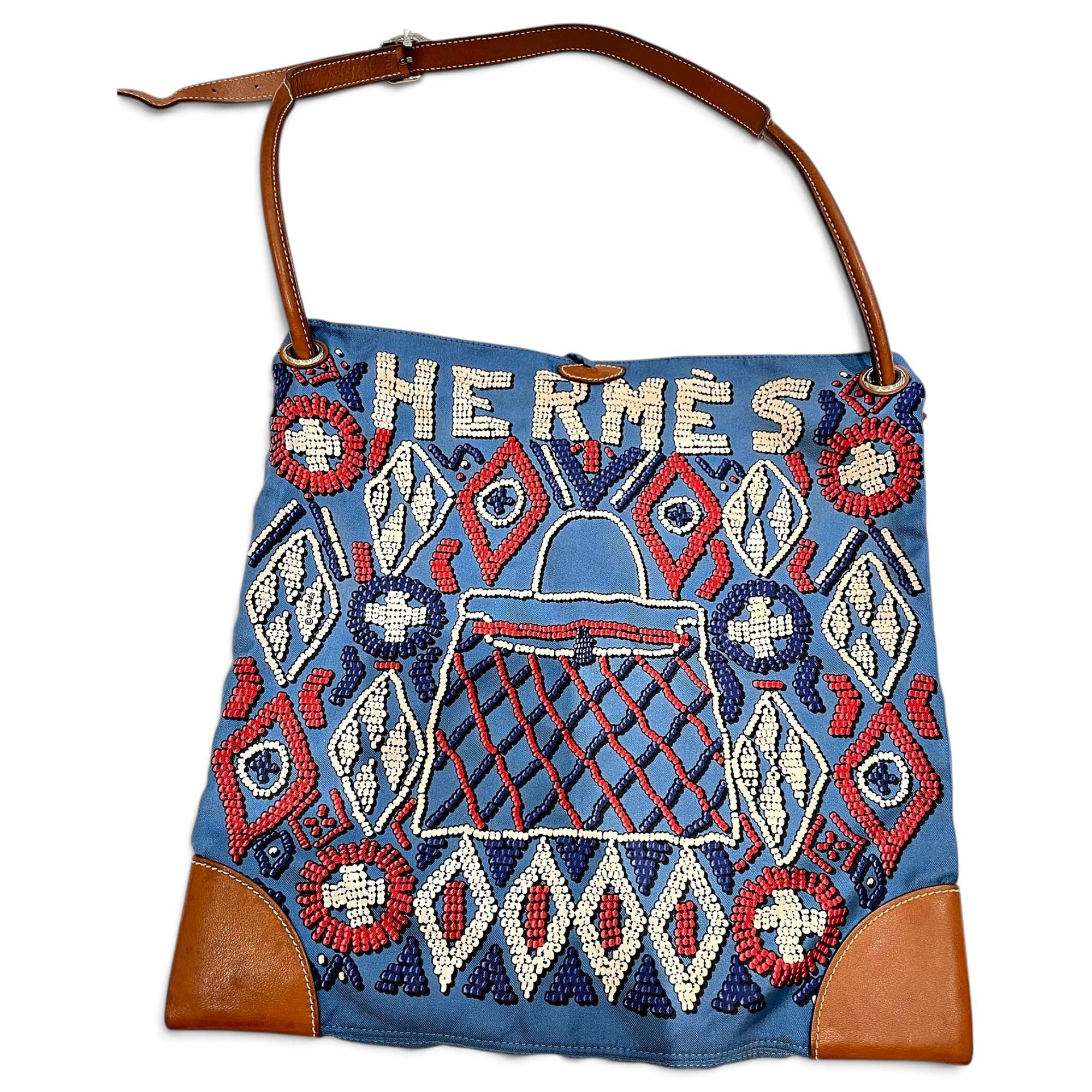 Silk City silk crossbody bag