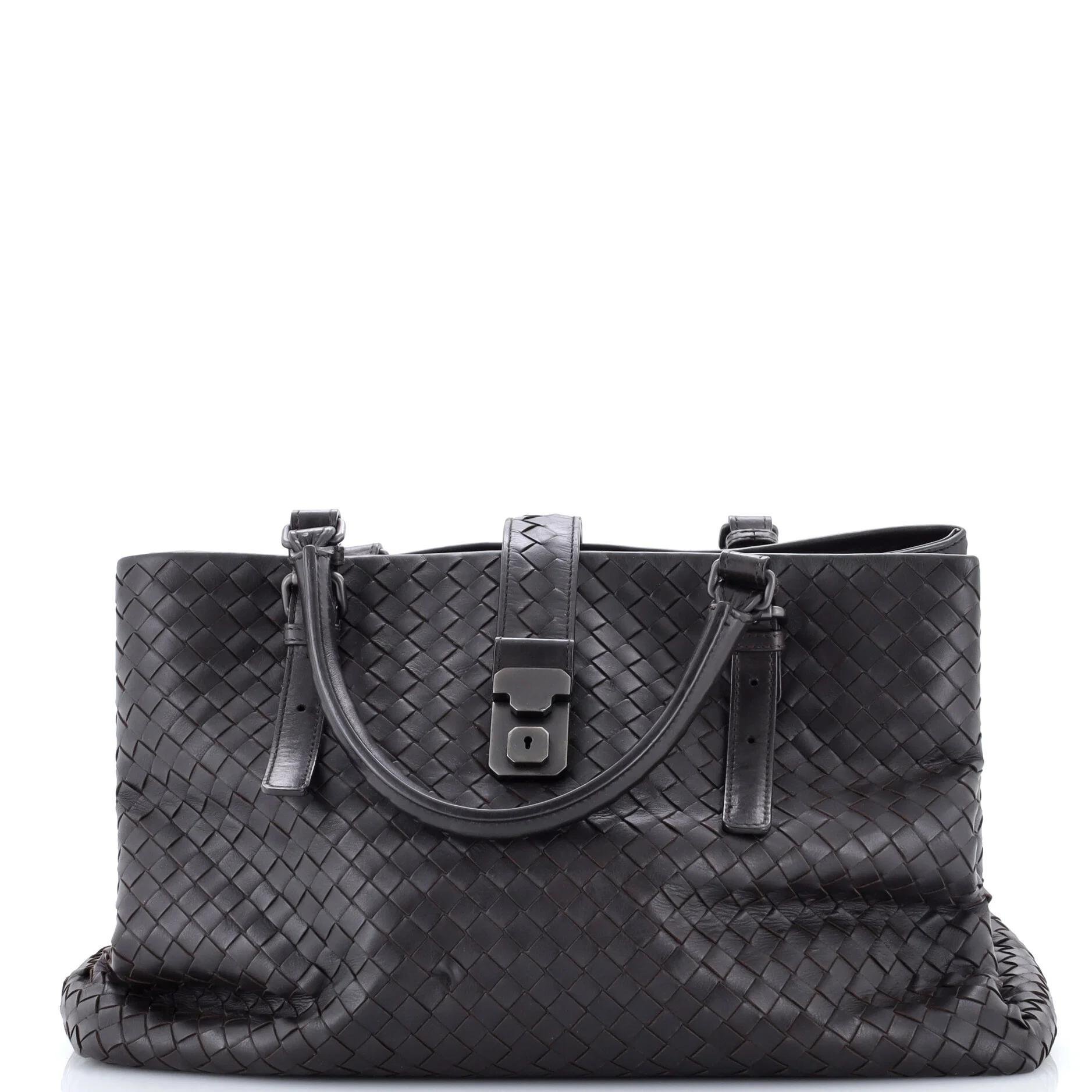 Leather tote
