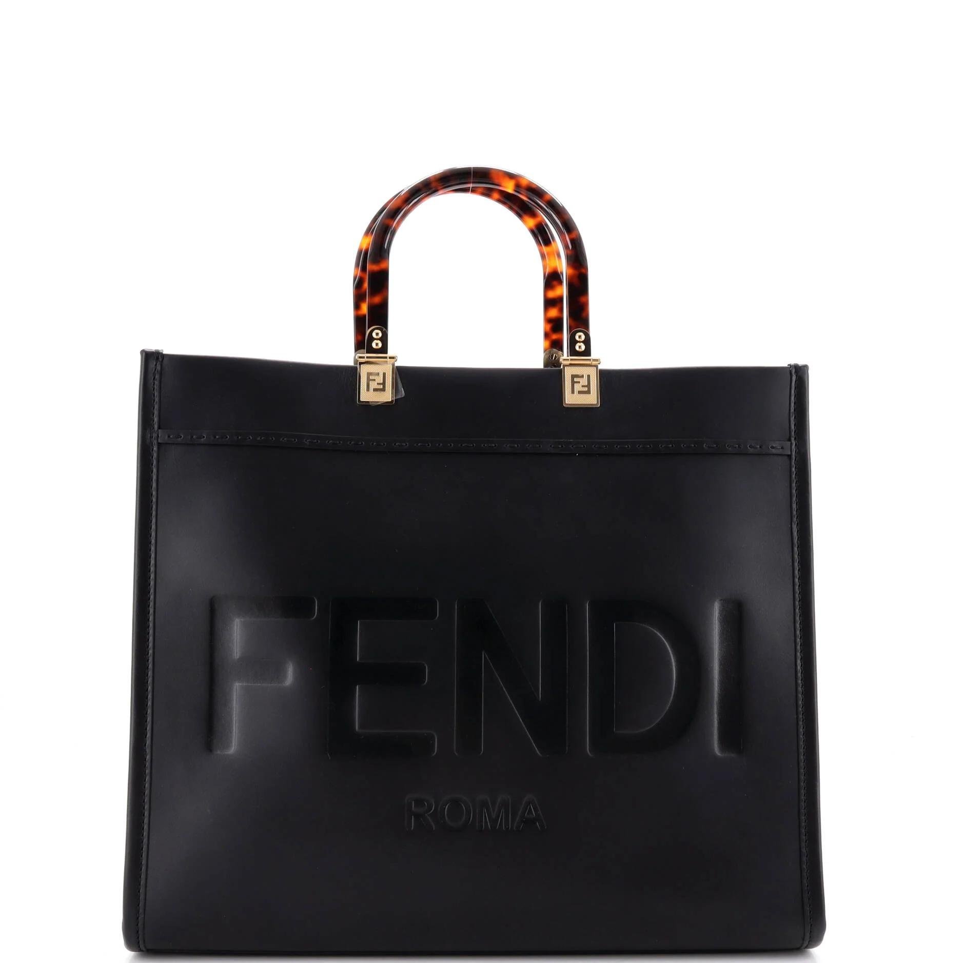 Sunshine leather tote