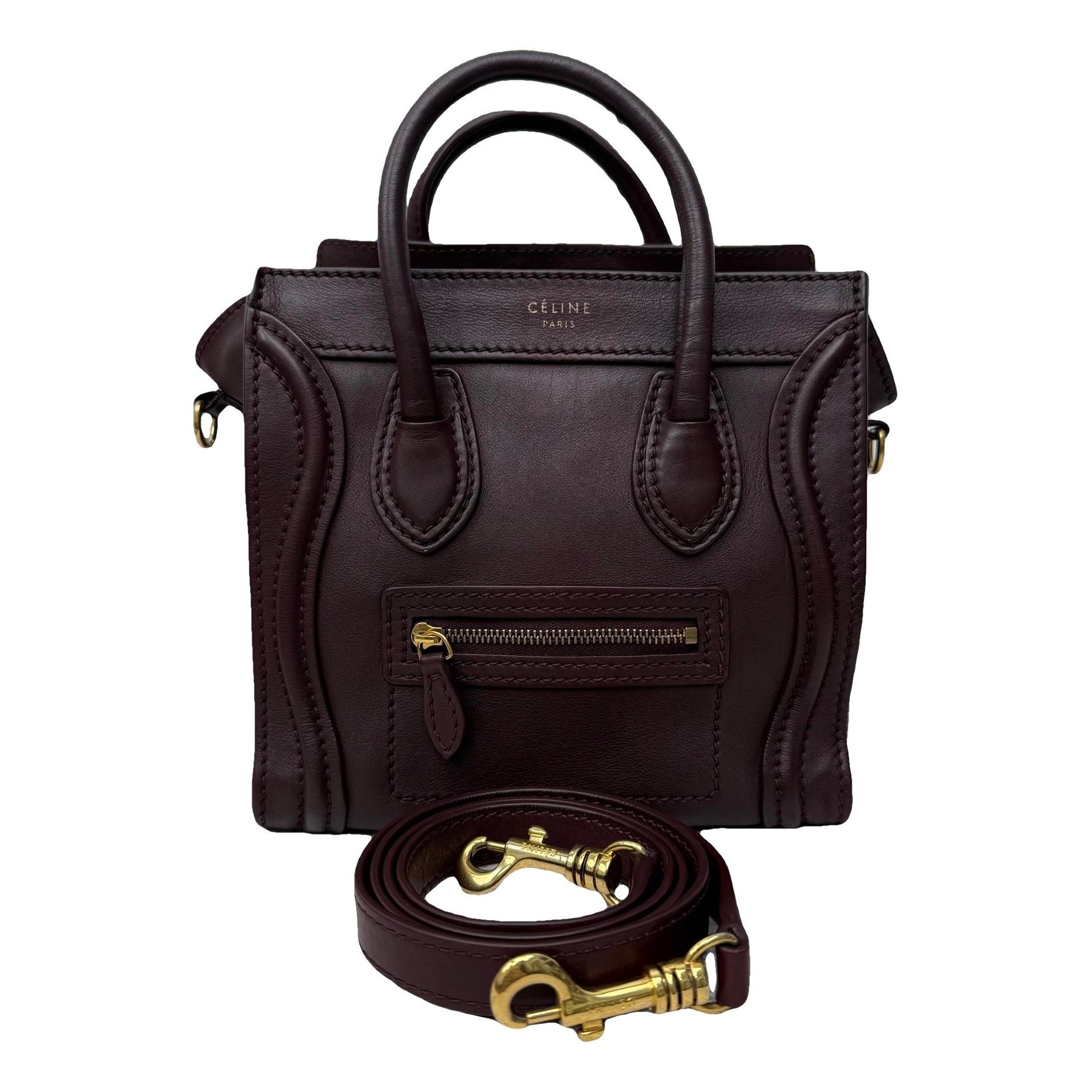 Luggage leather handbag