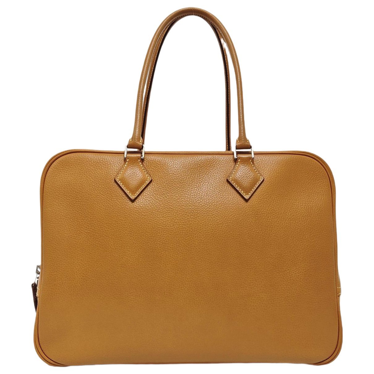 Plume leather handbag