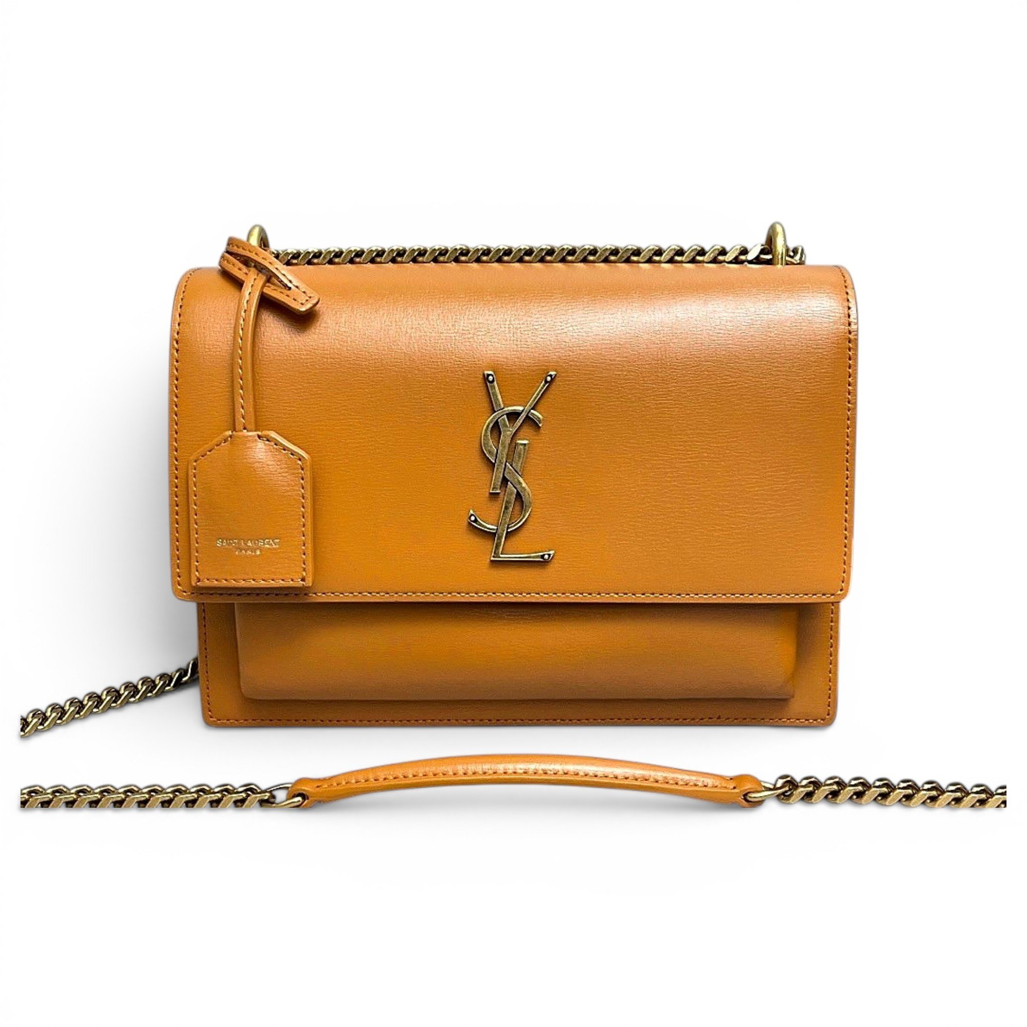 Sunset leather handbag
