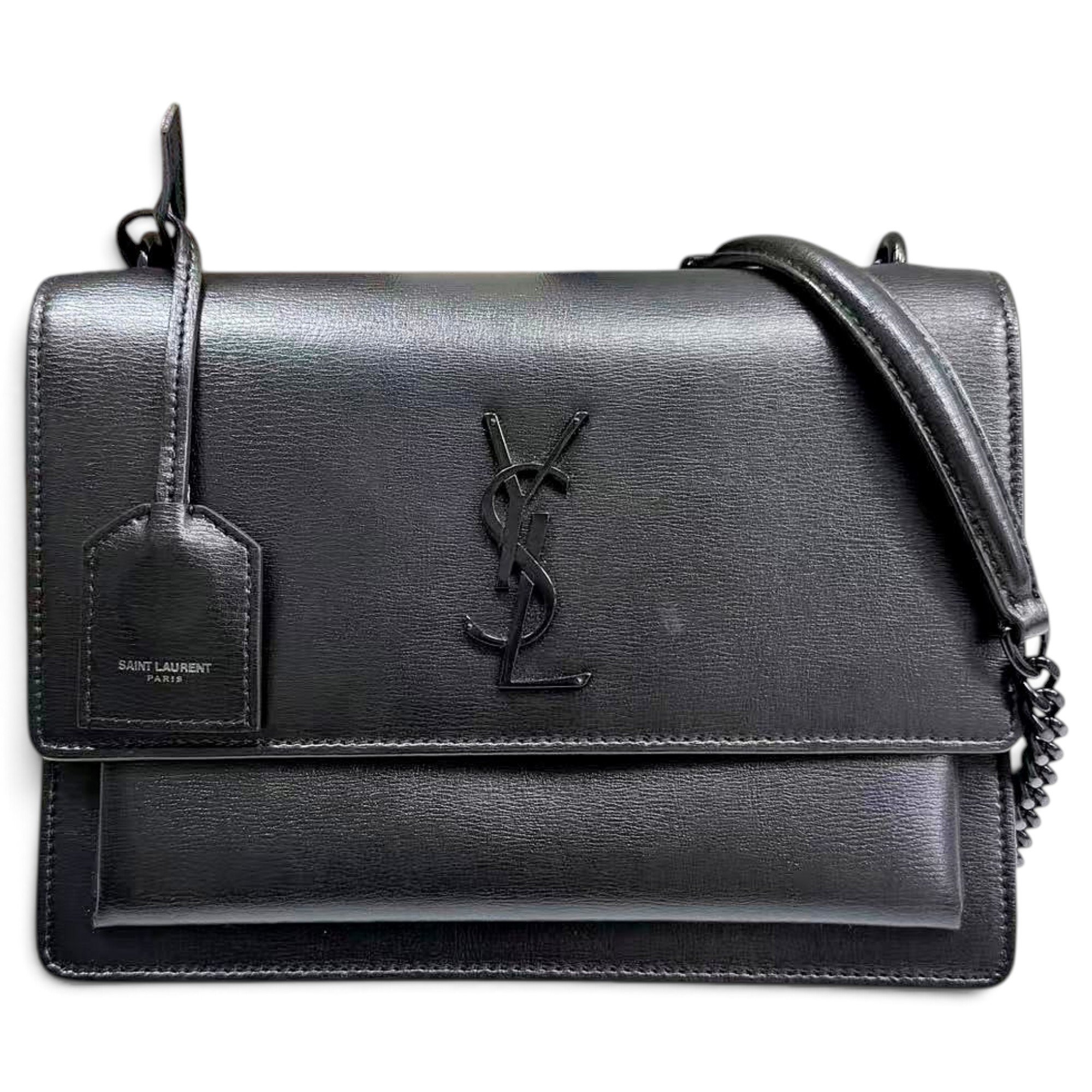 Sunset leather crossbody bag