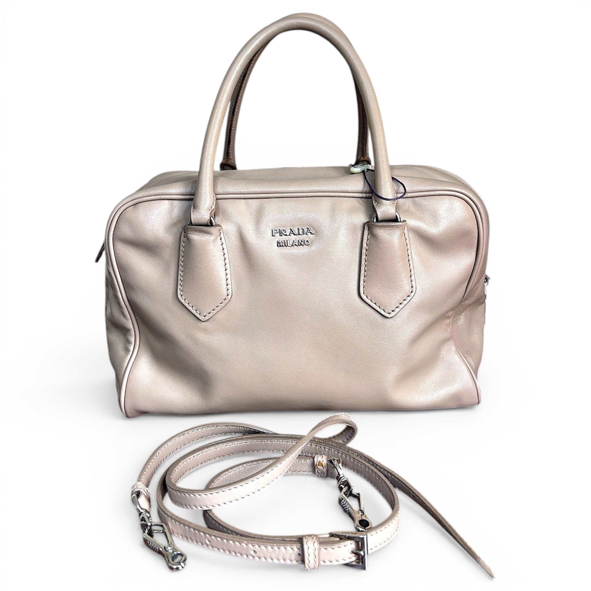 Leather handbag