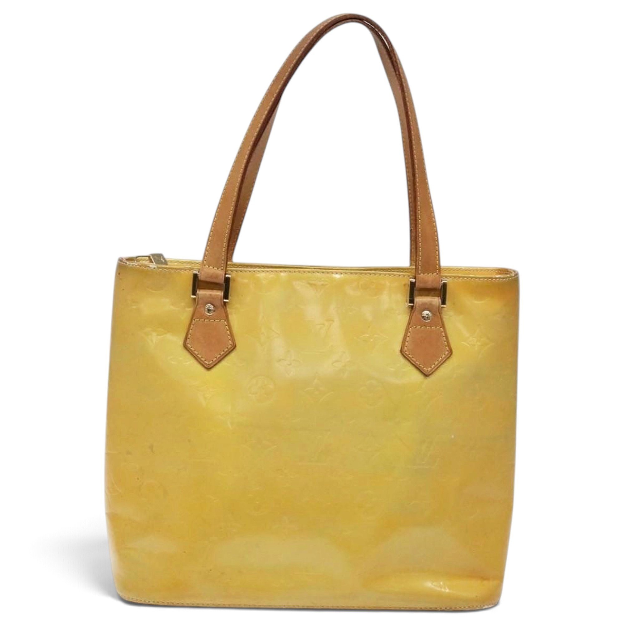 Houston patent leather handbag