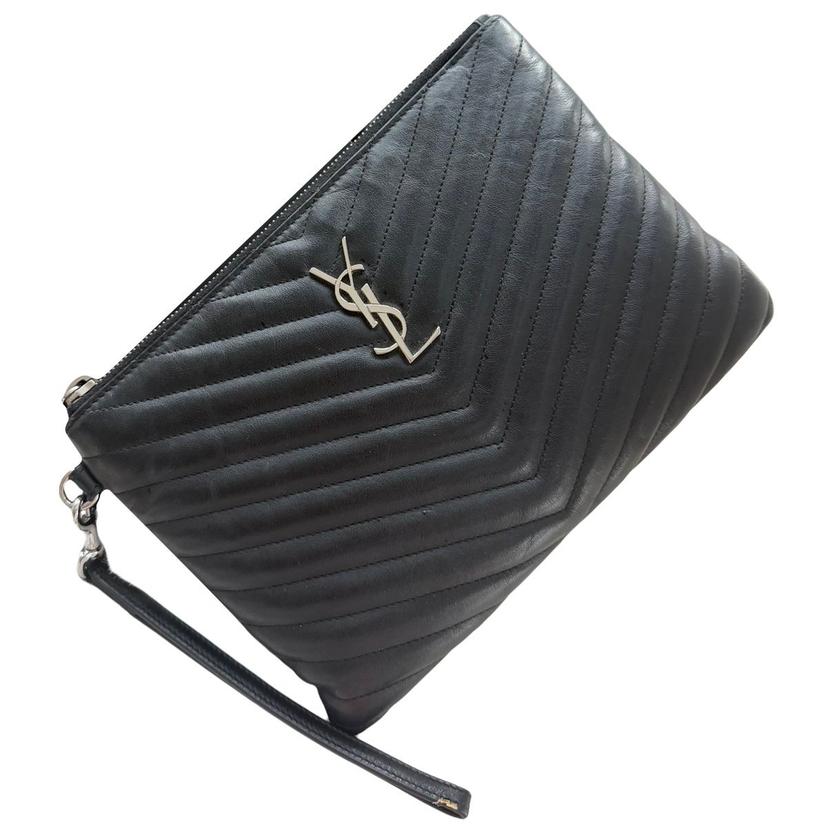 Cassandre leather clutch bag