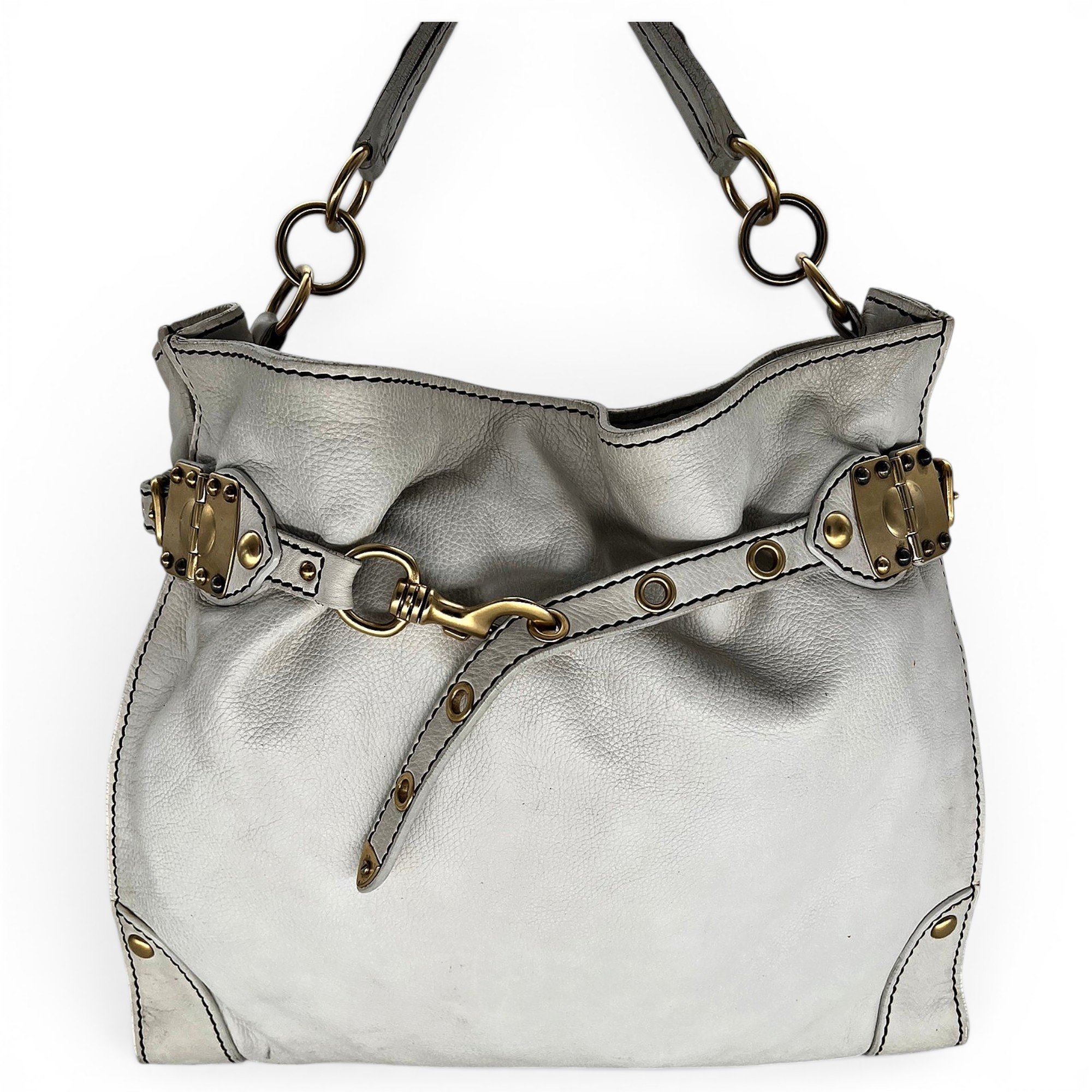 Leather handbag