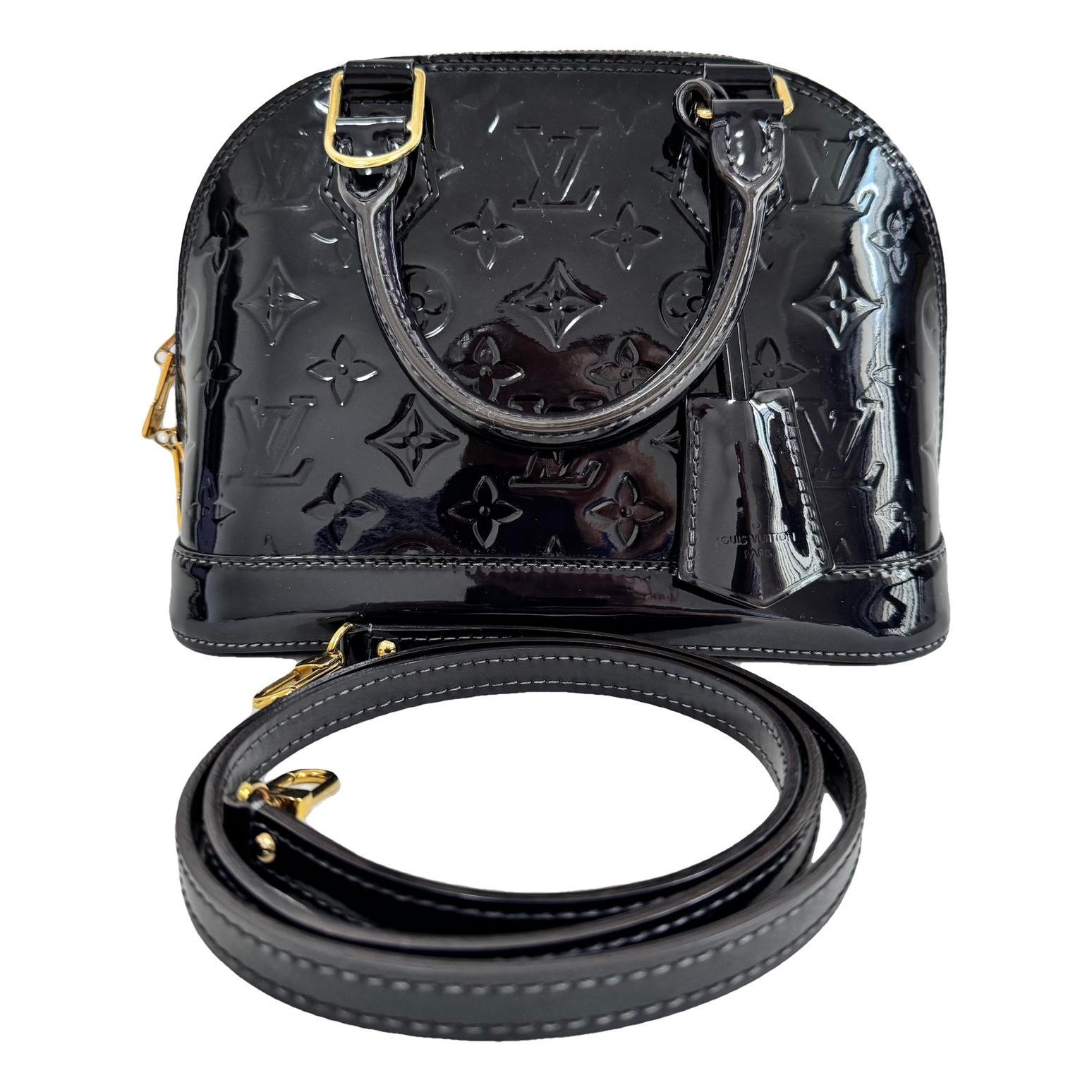 Alma BB patent leather handbag