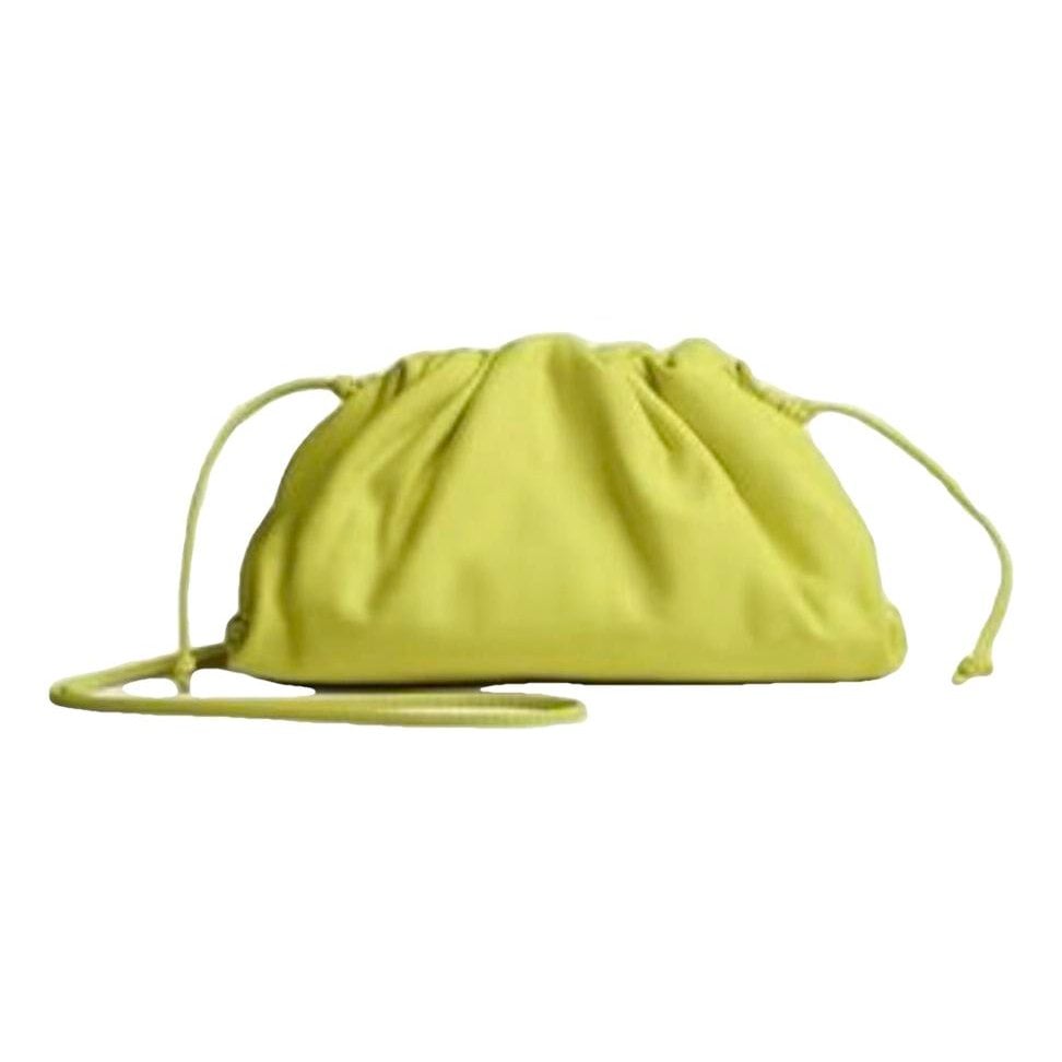 Pouch leather handbag