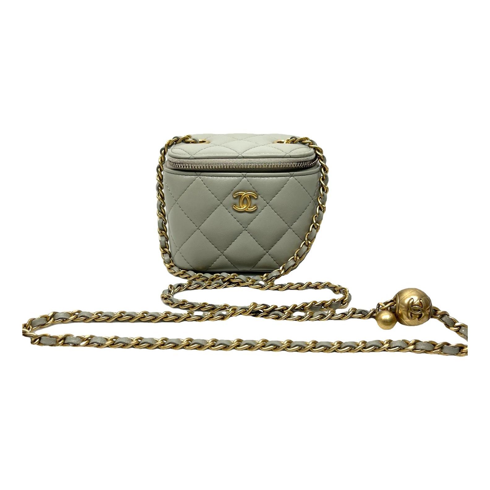 Trendy CC Vanity leather handbag