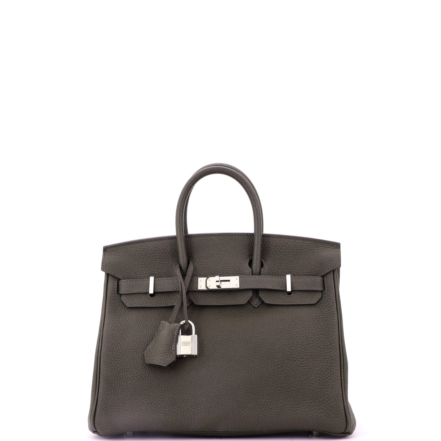 Hermes Birkin Handbag Vert Maquis Togo with Palladium Hardware 25