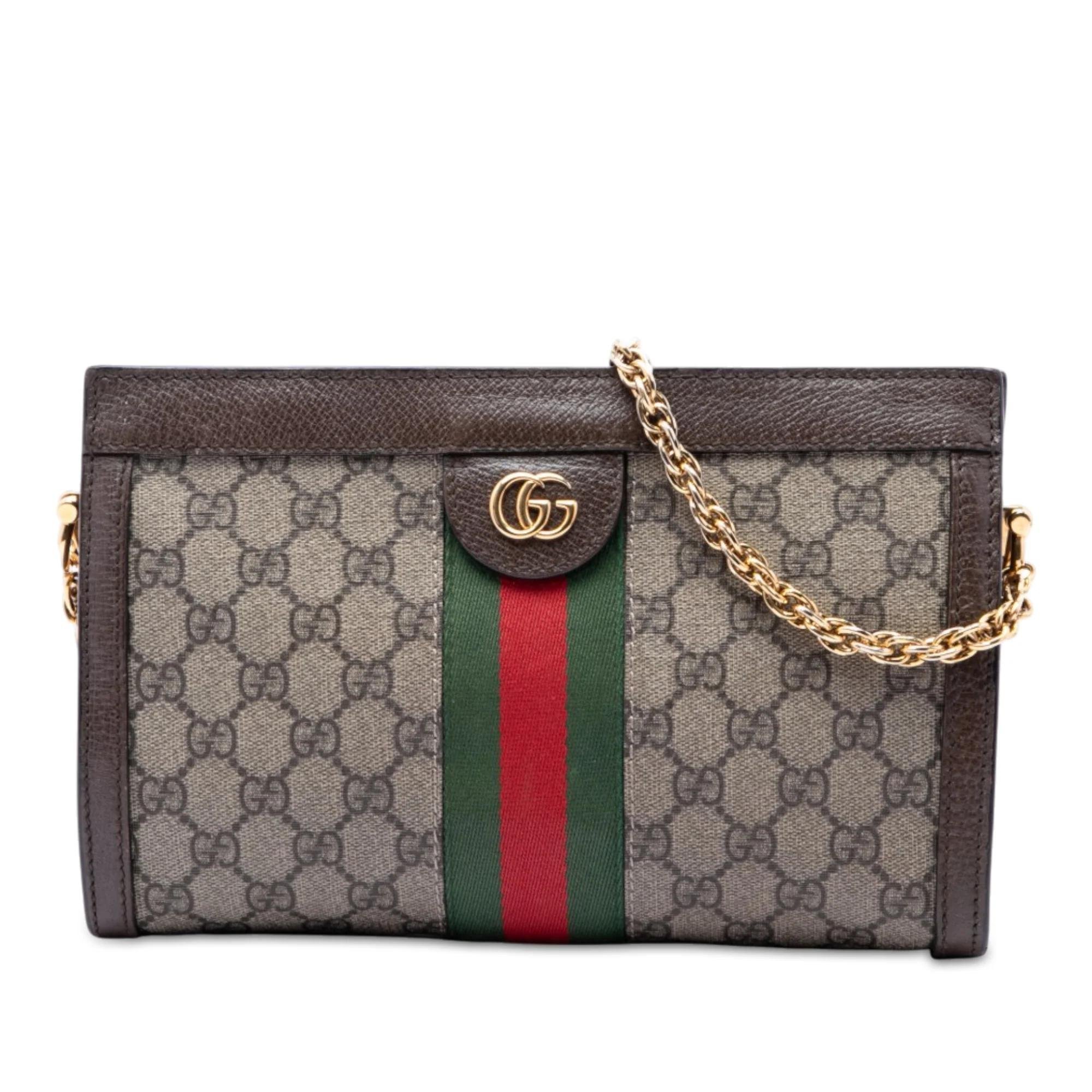 Ophidia leather crossbody bag