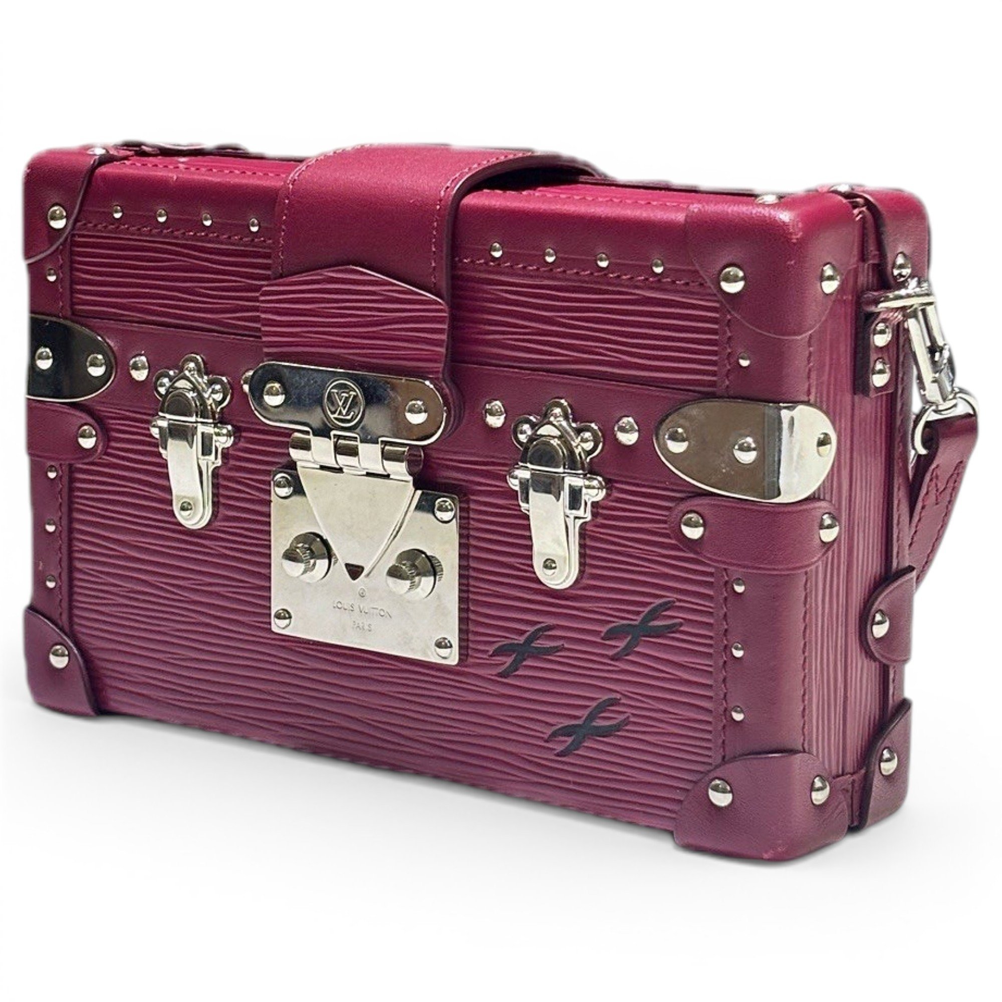 Louis Vuitton Petite Malle leather handbag