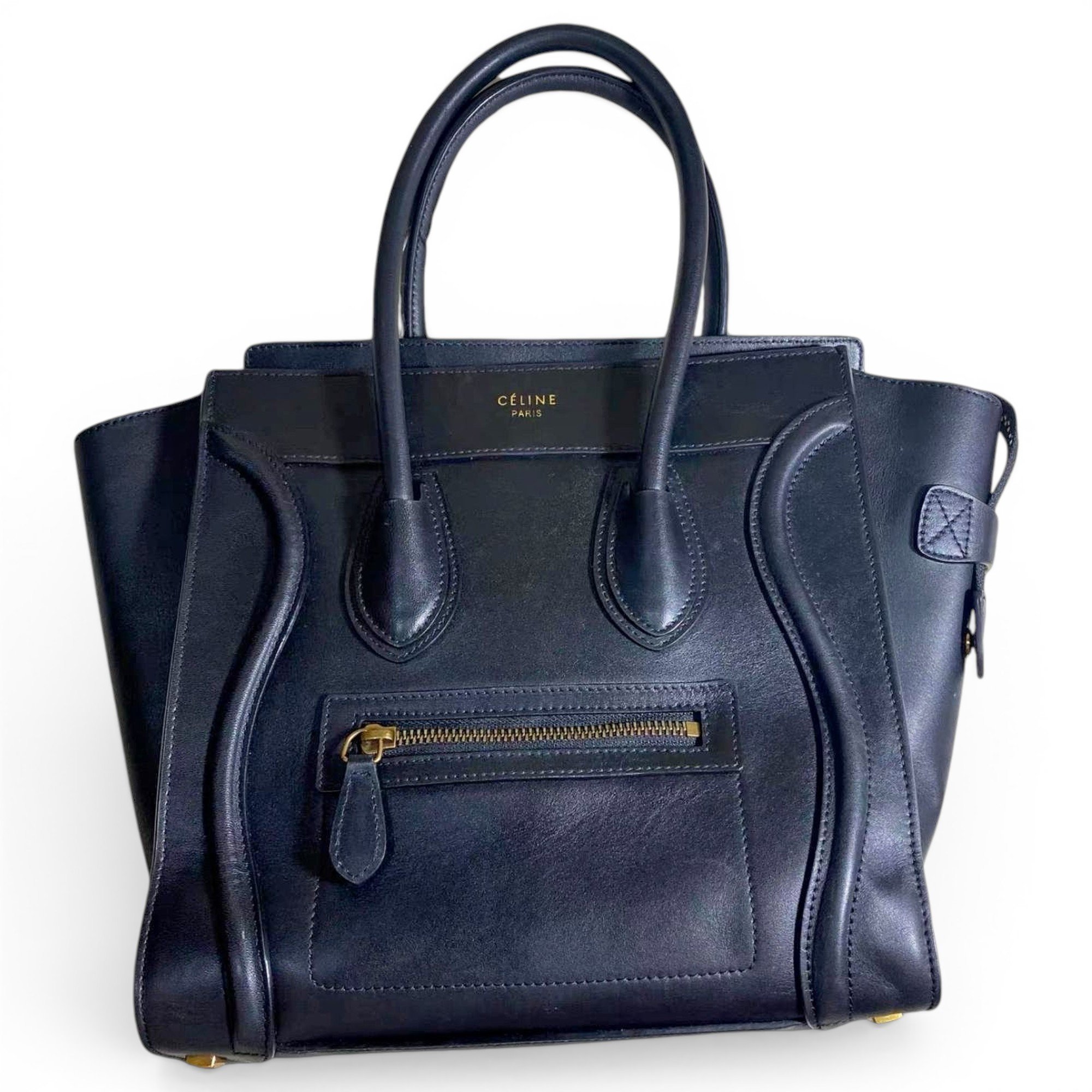 Luggage leather handbag