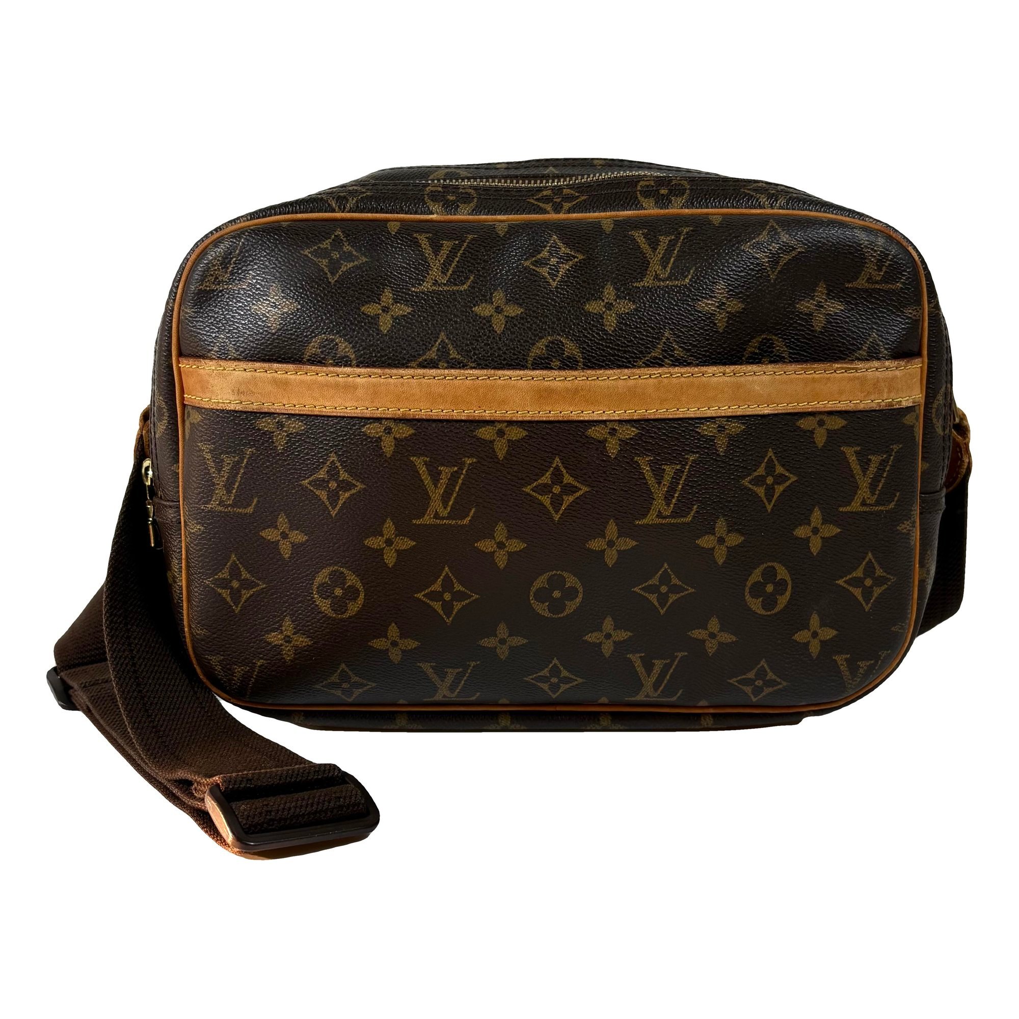 Reporter leather crossbody bag