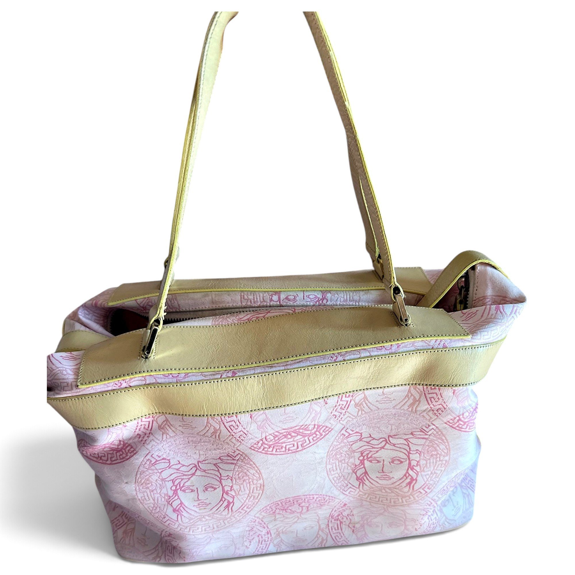 Versace La Medusa cloth handbag