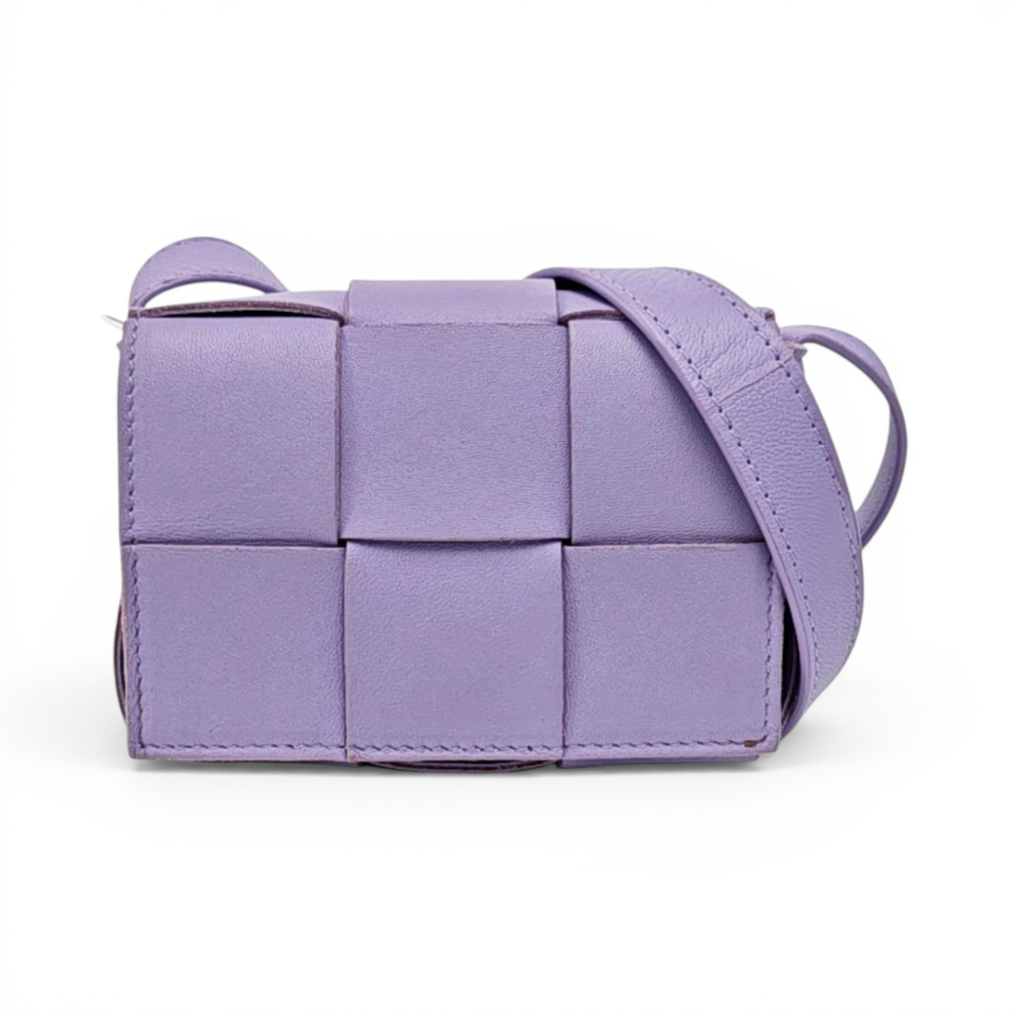 Cassette leather crossbody bag