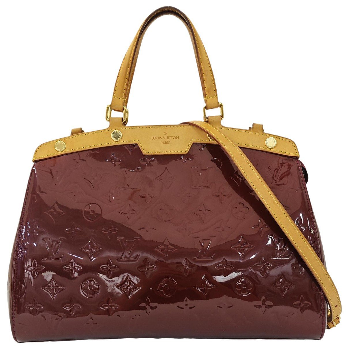 Bréa patent leather handbag