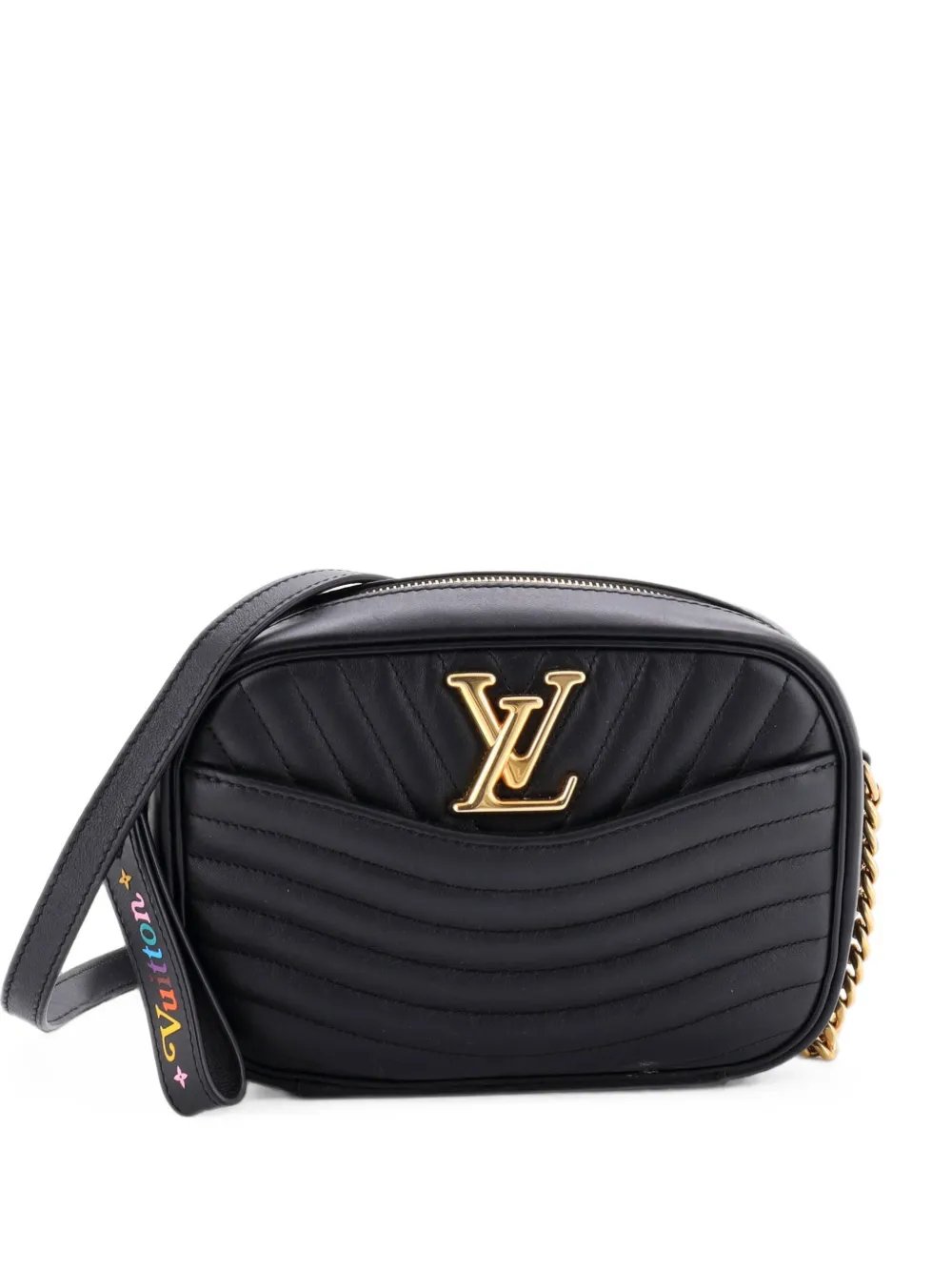 New Wave Camera Bag Quilted Leather crossbody bag