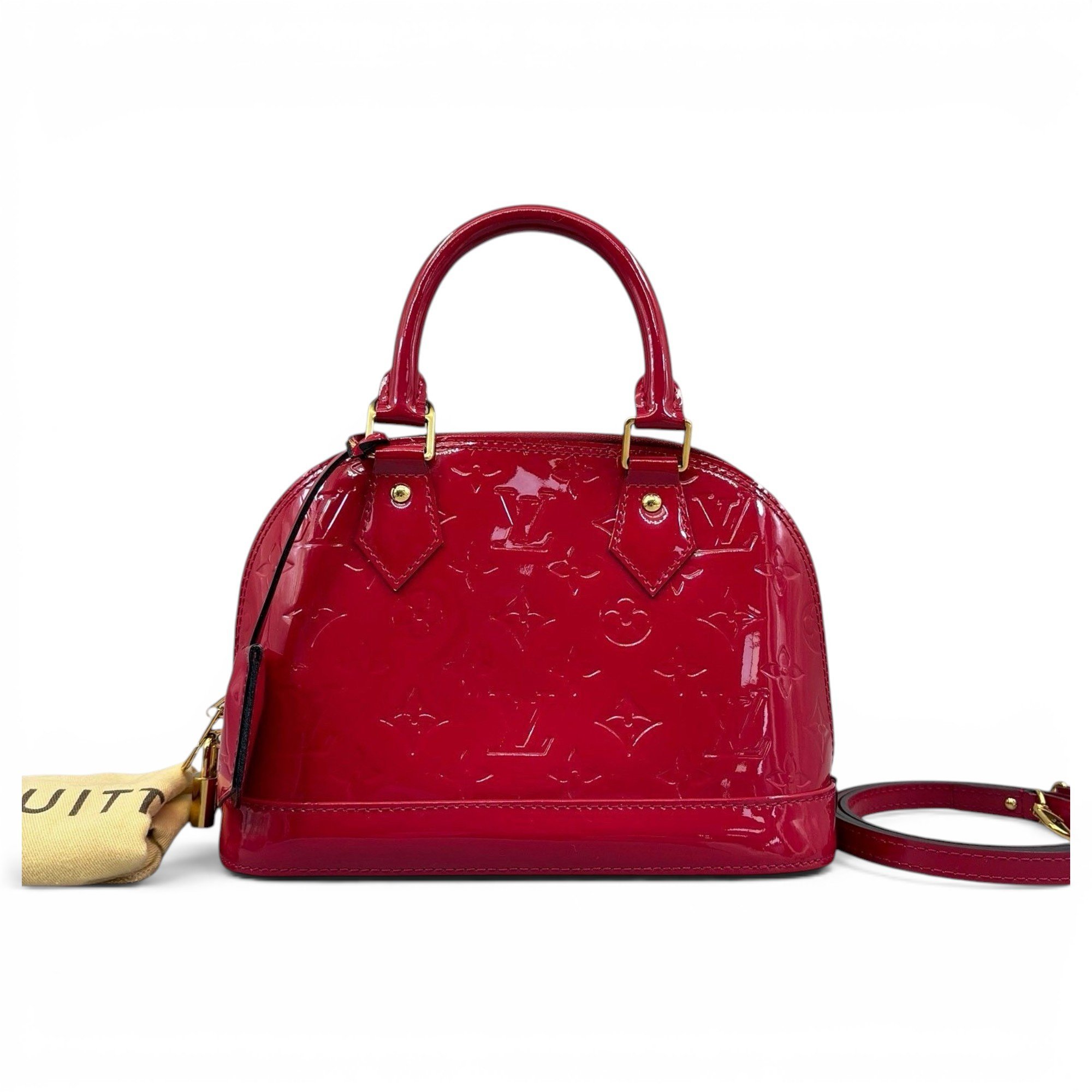 Alma BB patent leather handbag