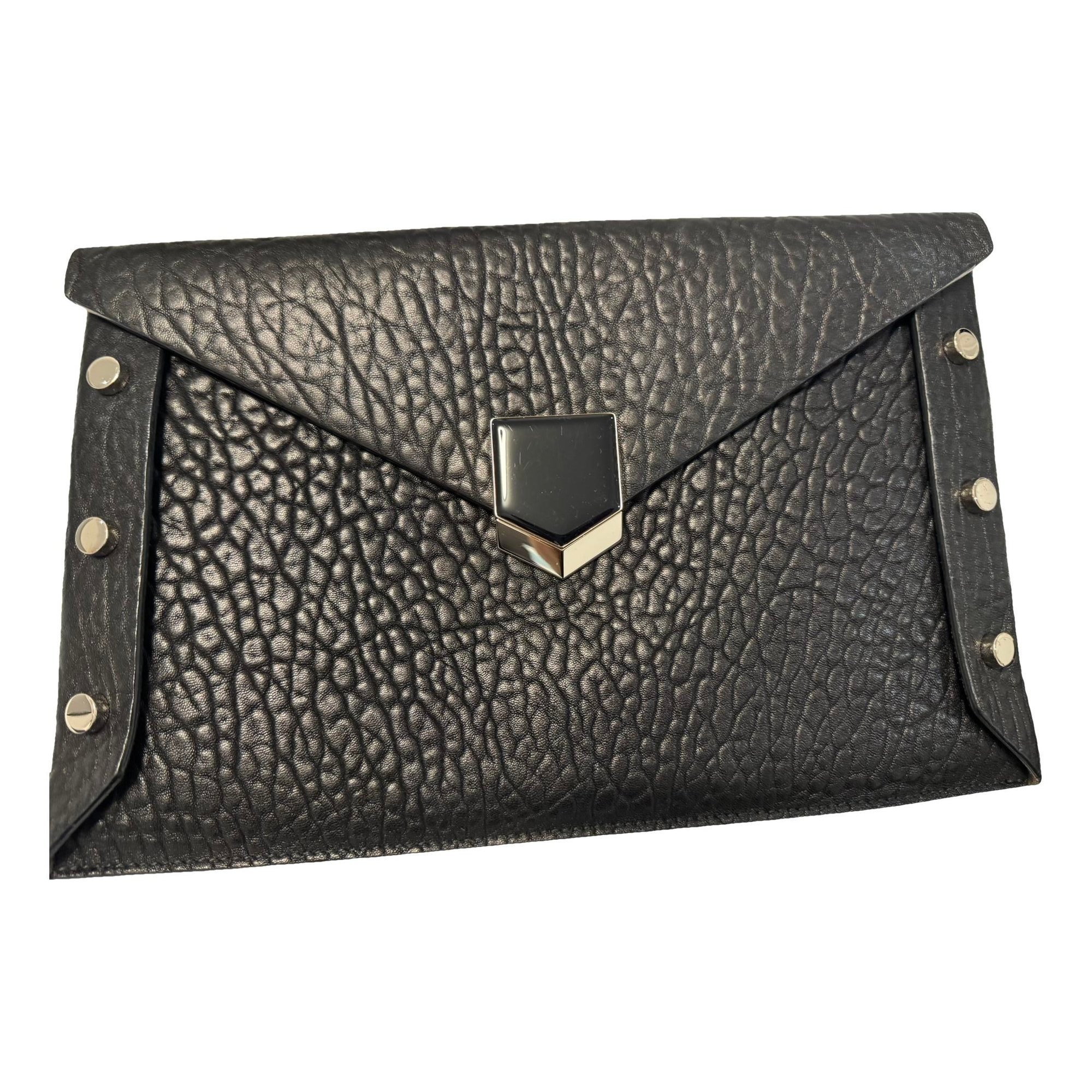 Lockett leather clutch bag