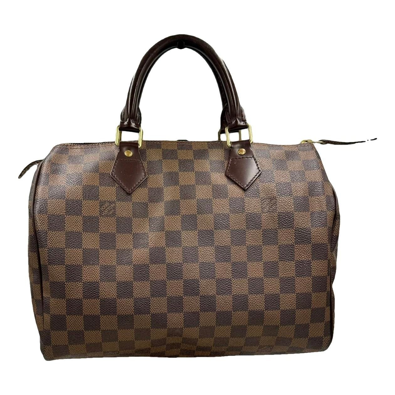 Speedy leather handbag