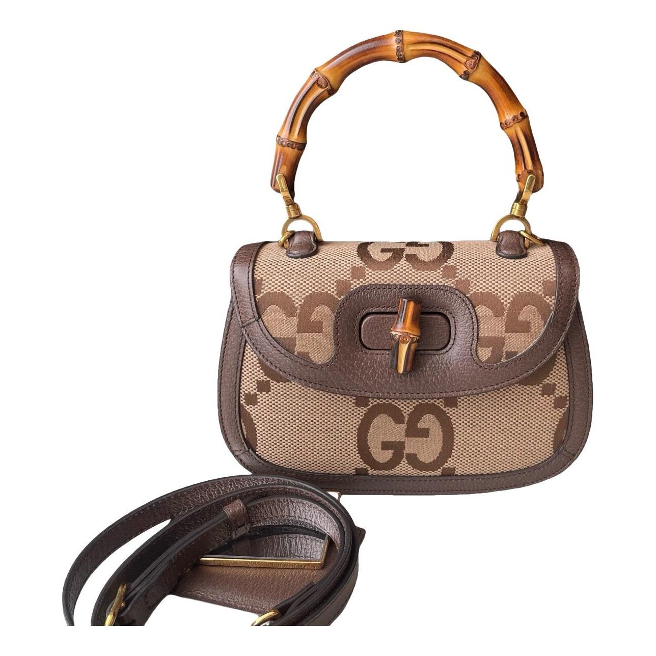 Convertible Bamboo Top Handle cloth handbag